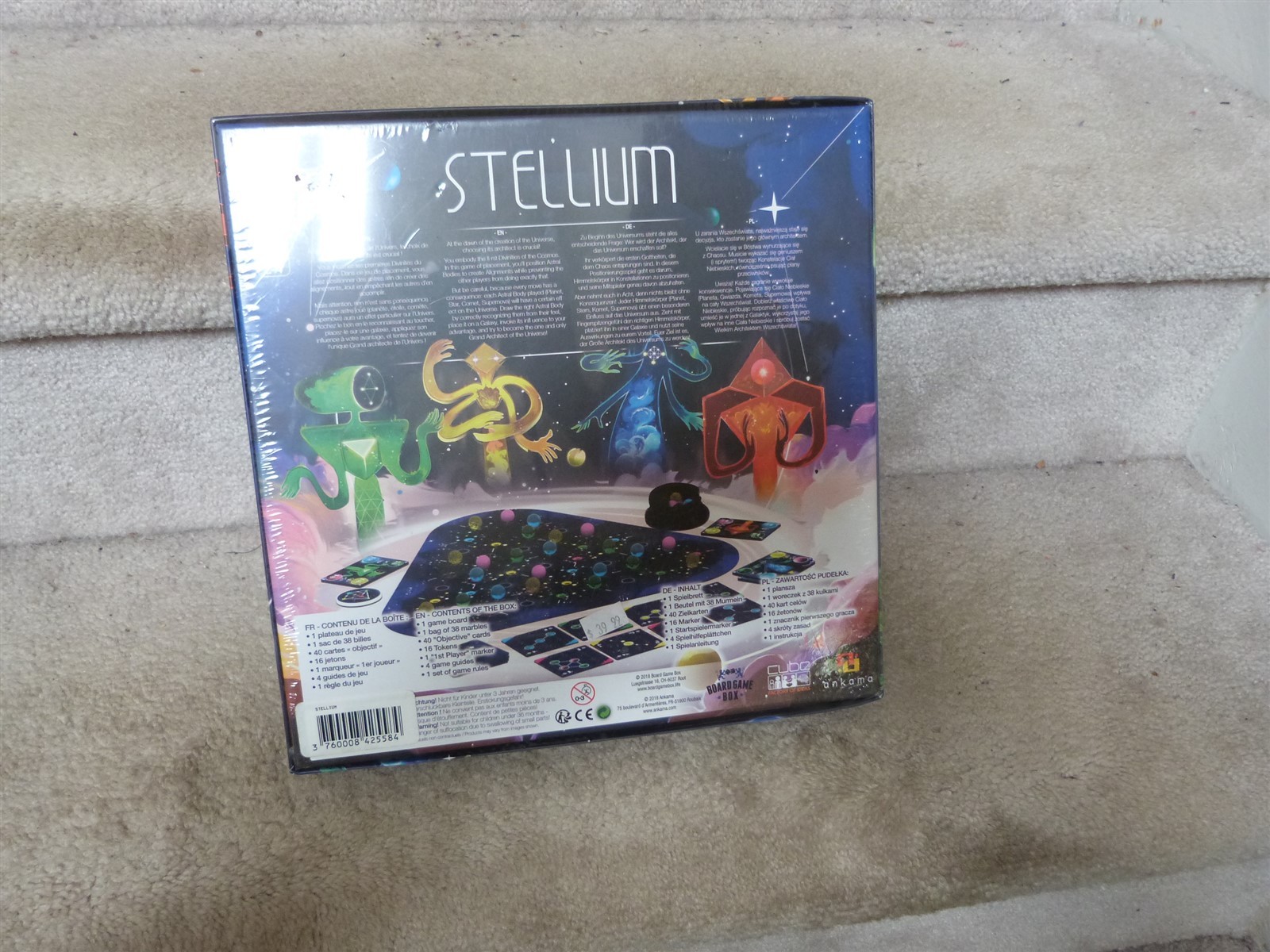Stellium New sealed board game ankama 2018 Universe building Abstract Strategy