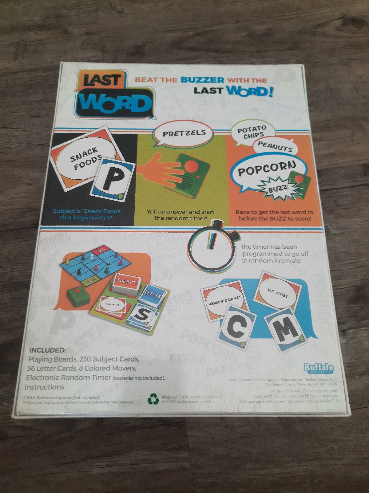 New SEALED Last Word Party Game from Buffalo Games – Multiple Award Winner