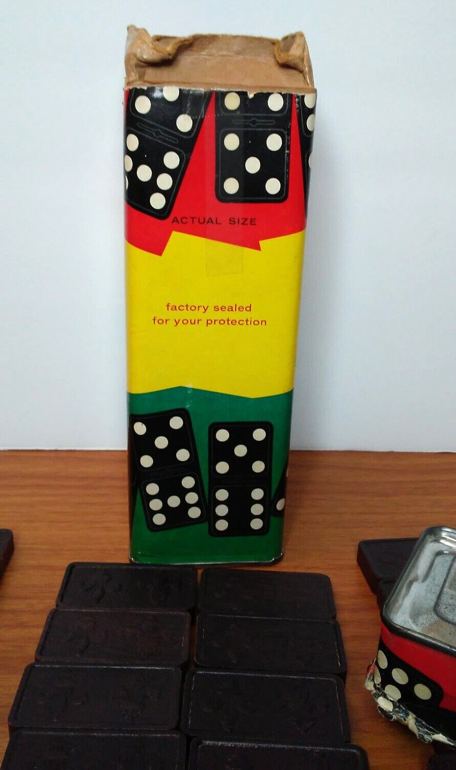 Halsam Double Nine Club Dominoes Game Set No. 200 Vintage 1970s Playskool USA