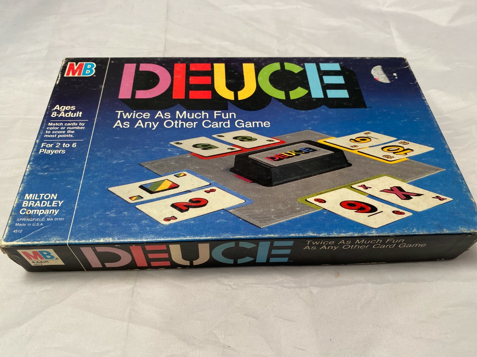 Milton Bradley DEUCE Complete Cards Box Instructions 2 to 6 Players Vintage Game