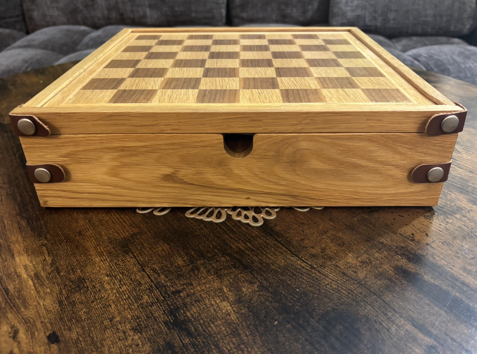5 in 1 Game Board Set – Checkers, Backgammon, Dice, Poker Chips, & Playing Cards