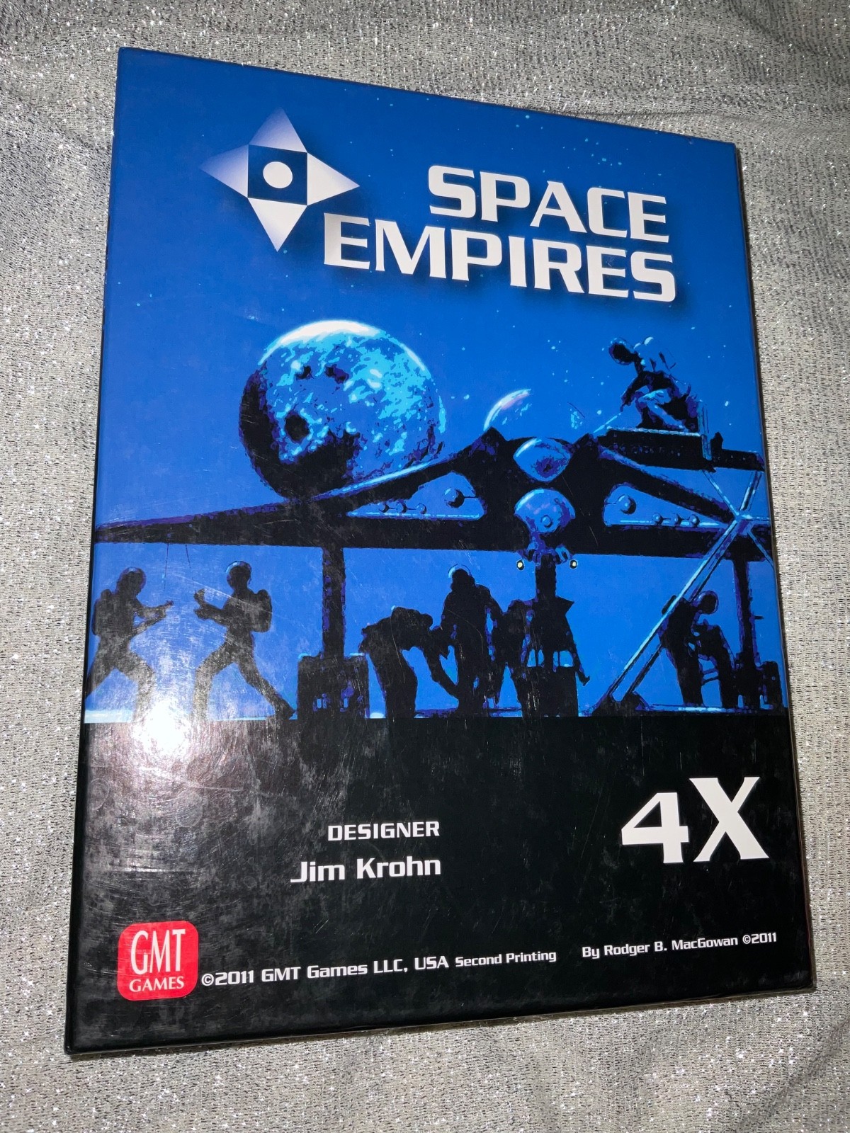 Space Empires 4X – GMT GAMES – DICE MISSING – See Pics Good Cond Incomplete