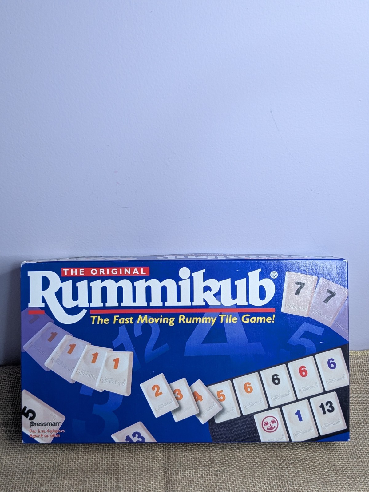Pressman 1997 Edition THE ORIGINAL Rummikub Board Game 4 players Rummy Tile Game