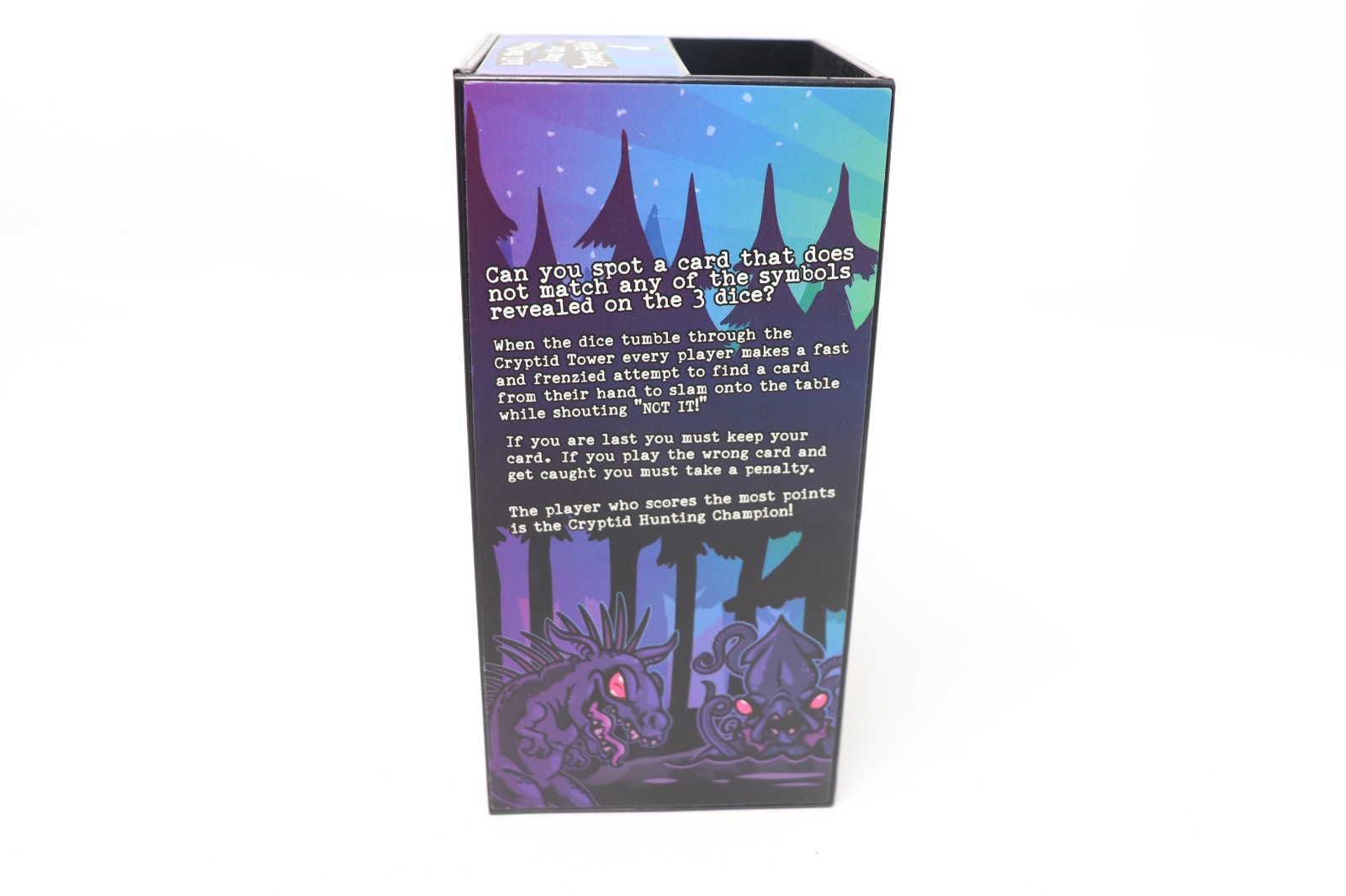 Cryptid Hunters Halloween Good Game Company Not It! Not It! Dice Card Box Game