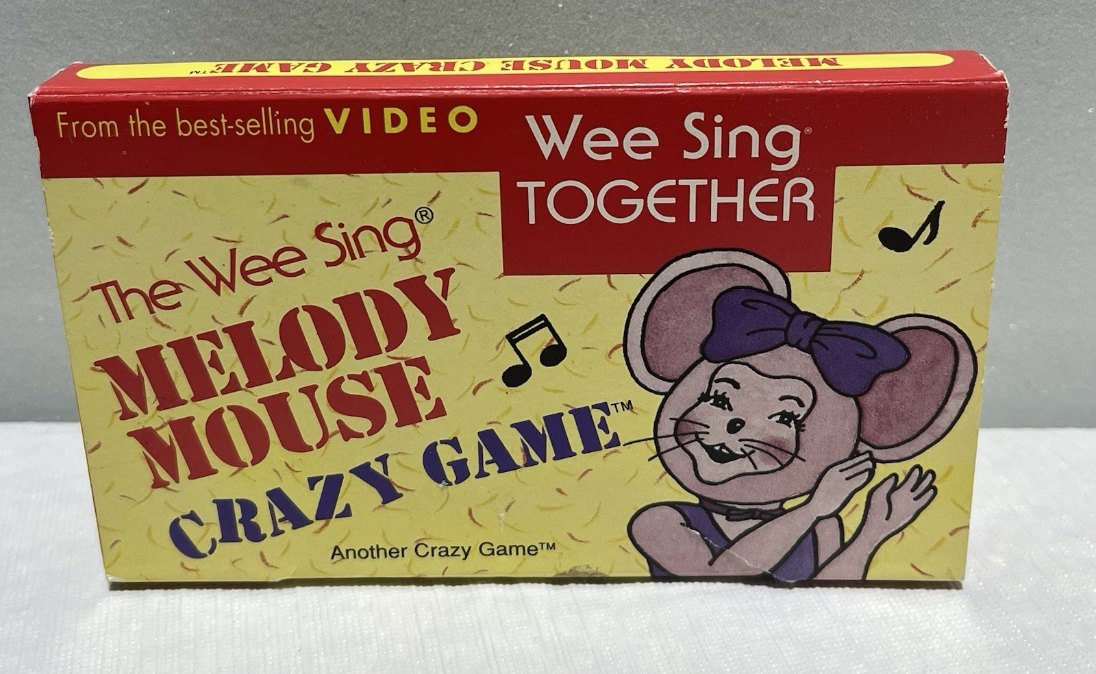 Wee Sing Melody Mouse Crazy Game Vintage 1991 Tile Match Up Game For All Ages