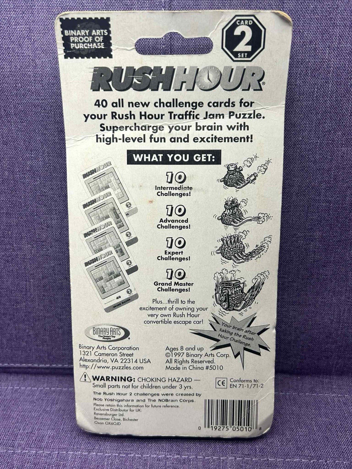 Rush Hour Traffic Jam Puzzle Game Level 2 with 40 Challenges Sealed