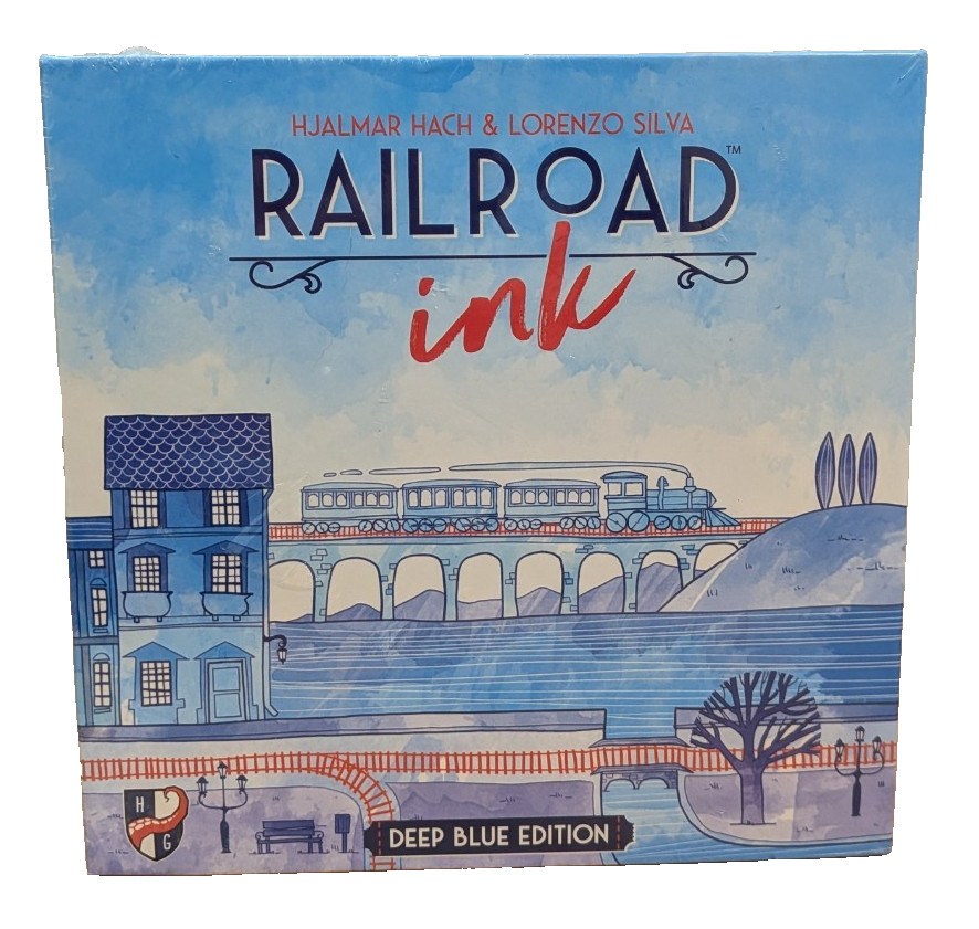 RAILROAD INK Deep Blue Edition Puzzle Game Hjalmar Hach Lorenzo Silva New Sealed