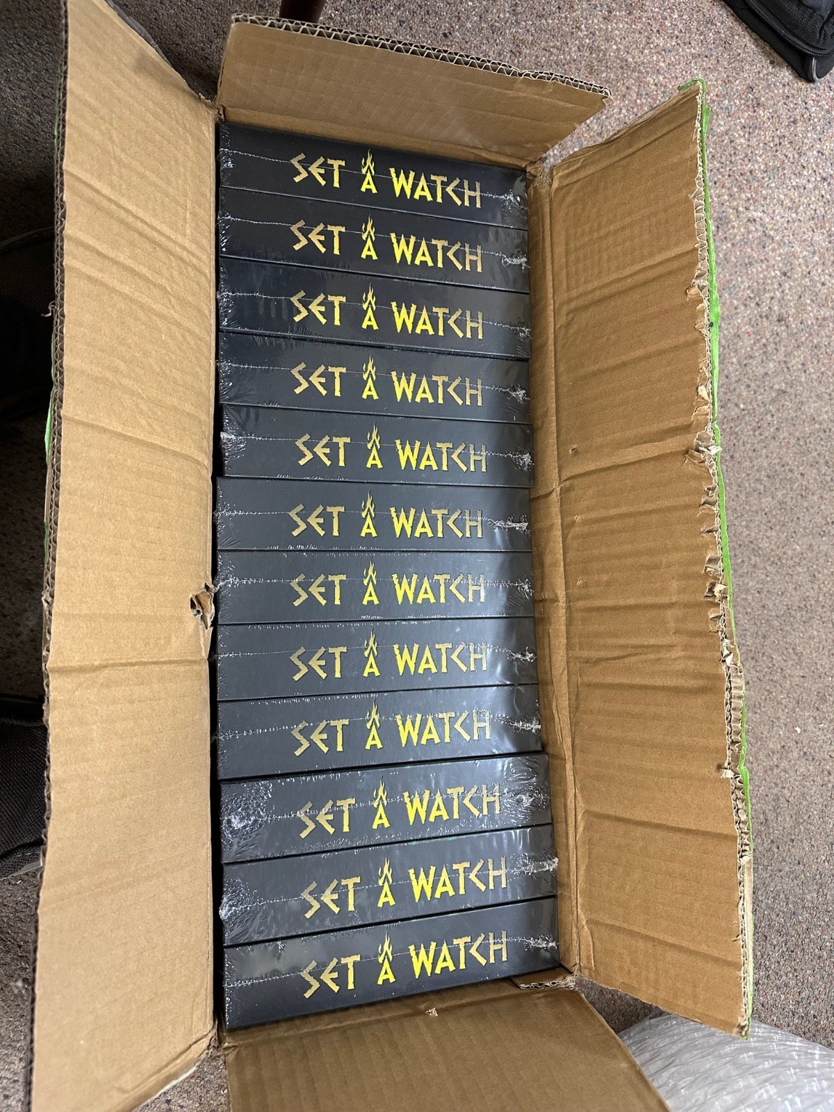 Lot Of 12 Rock Manor New “Set A Watch” Games – Factory Sealed