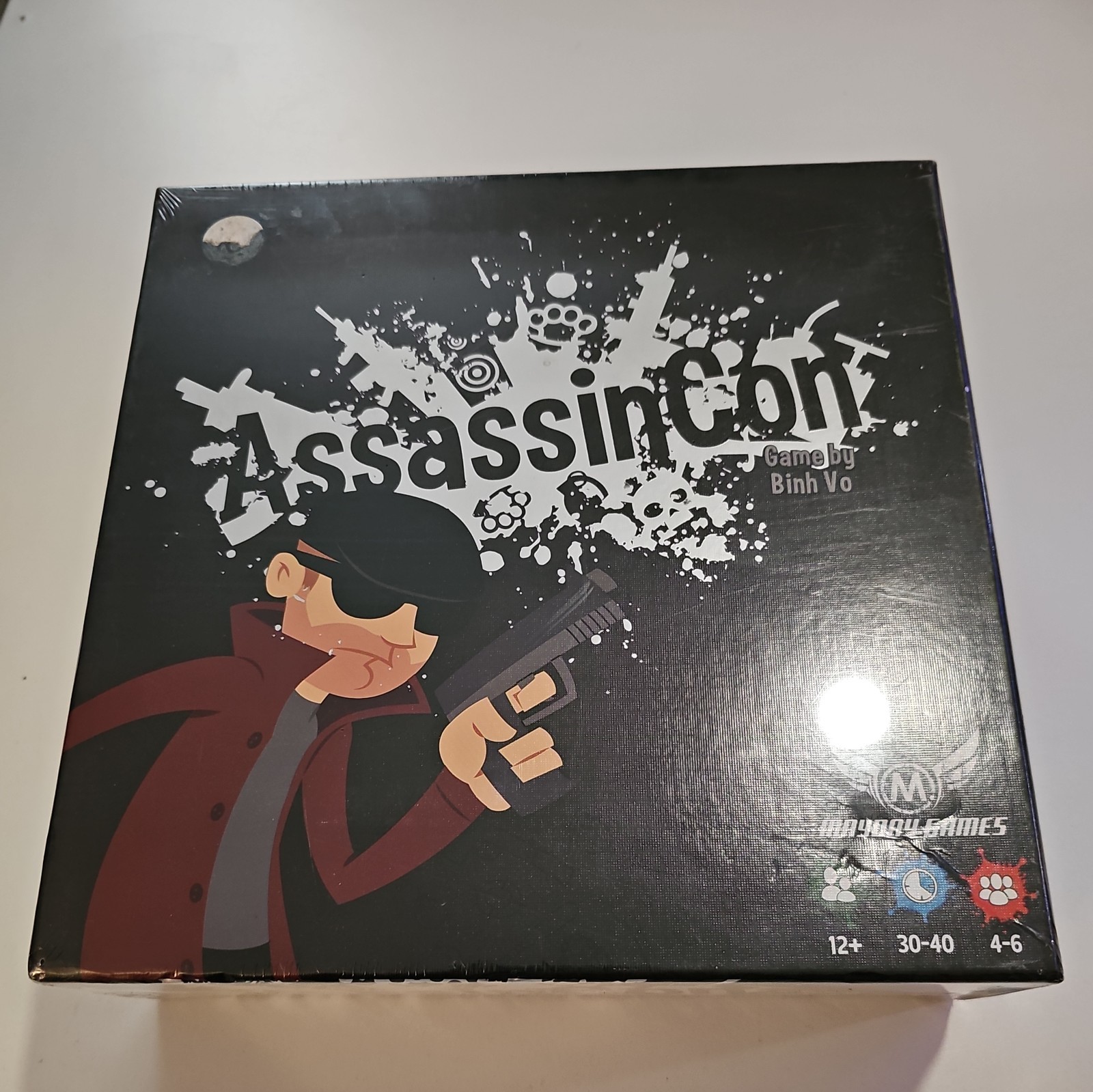 AssassinCon Board Game Mayday Games 12+ 4-6 Players