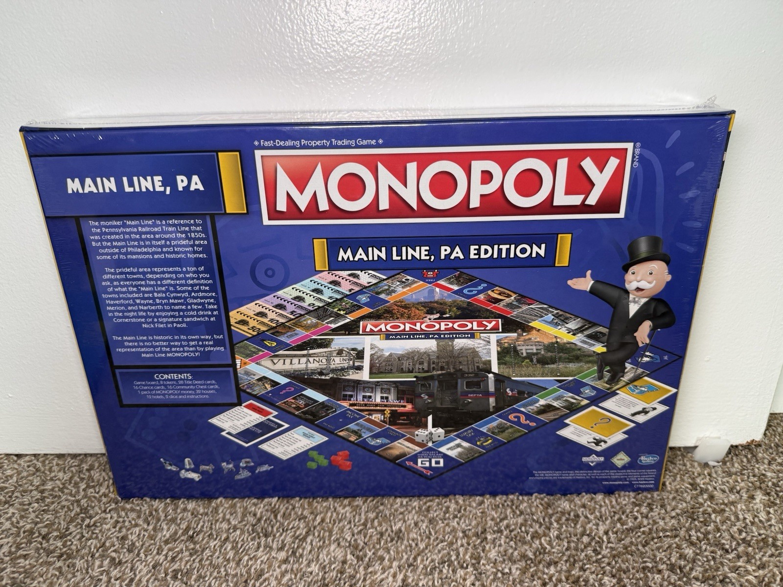 Monopoly Main Line PA Edition Board Game Sealed New Top Trumps Exclusive