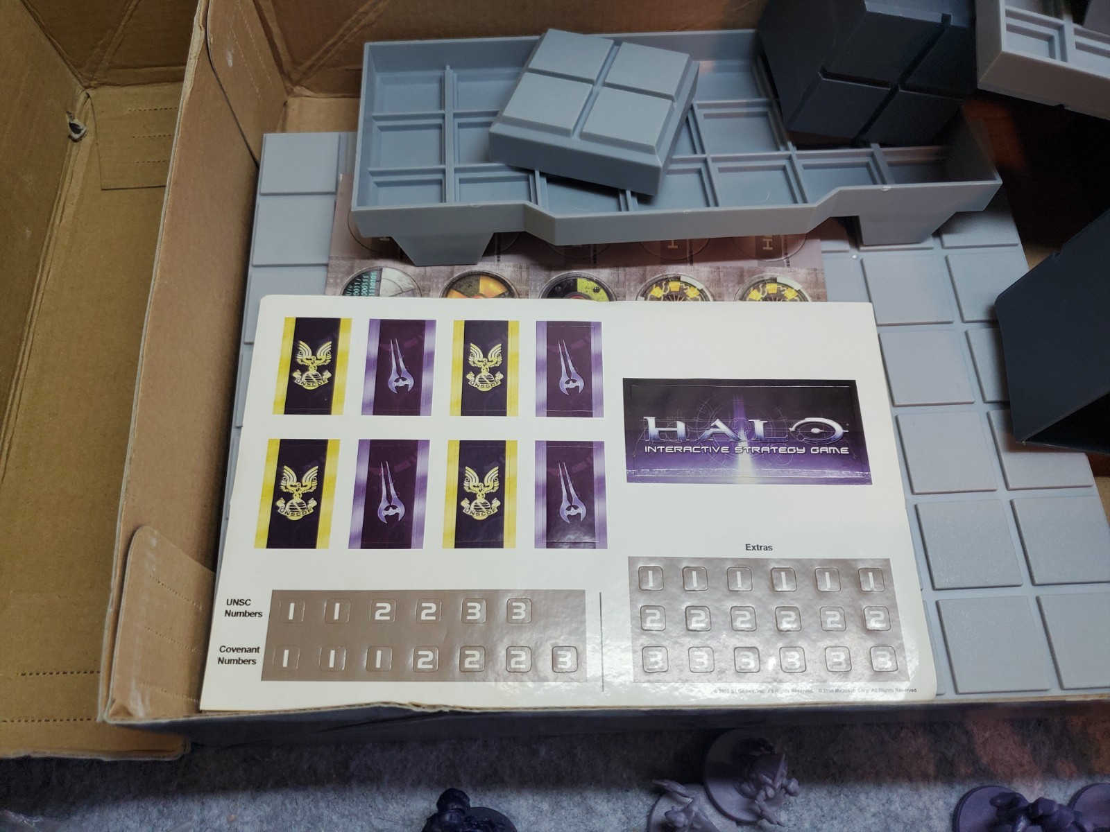 Halo Interactive Strategy Game Board Game Milton Bradley 2007, New in Open Box