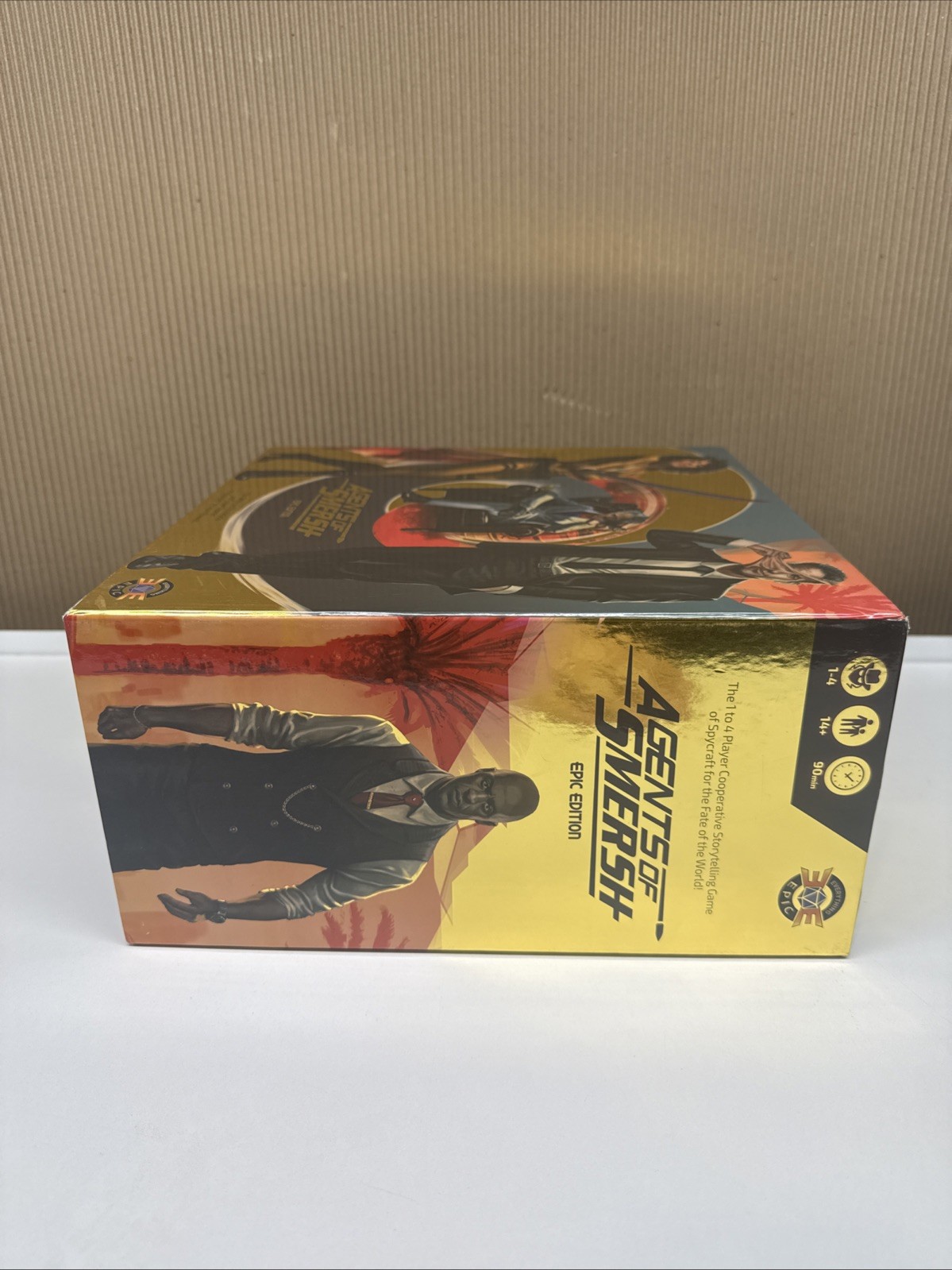 Agents of SMERSH Epic Edition Kickstarter Collector & Play mat Gold Board Game