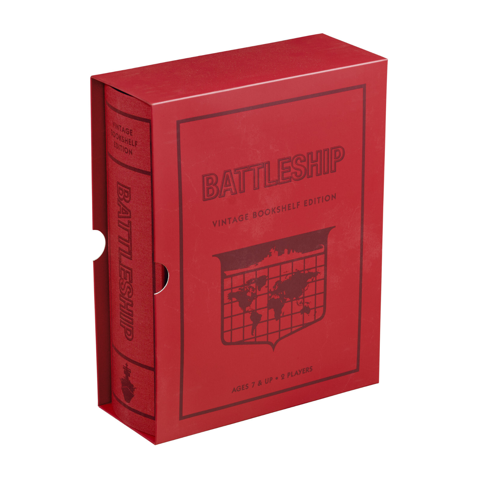 Battleship Vintage Bookshelf Edition by WS Game Company Deluxe Strategy Game New