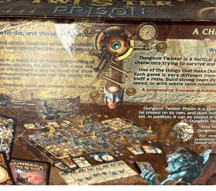 New Sealed Dungeon Twister Prison Board Game Ludically Christopher Boelinger