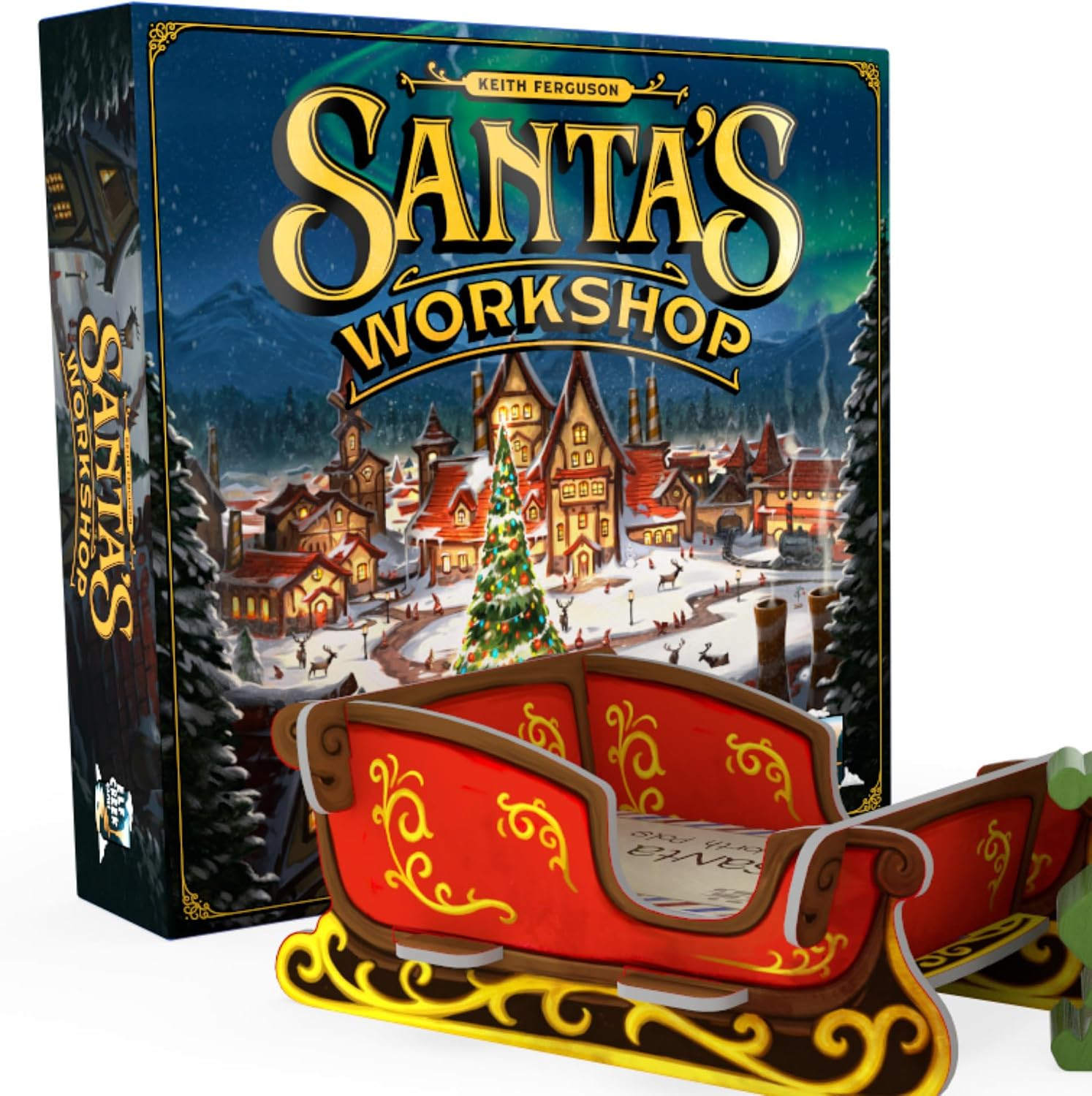Santa’S Workshop Standard Edition – Christmas-Themed Board Game by Elf Creek