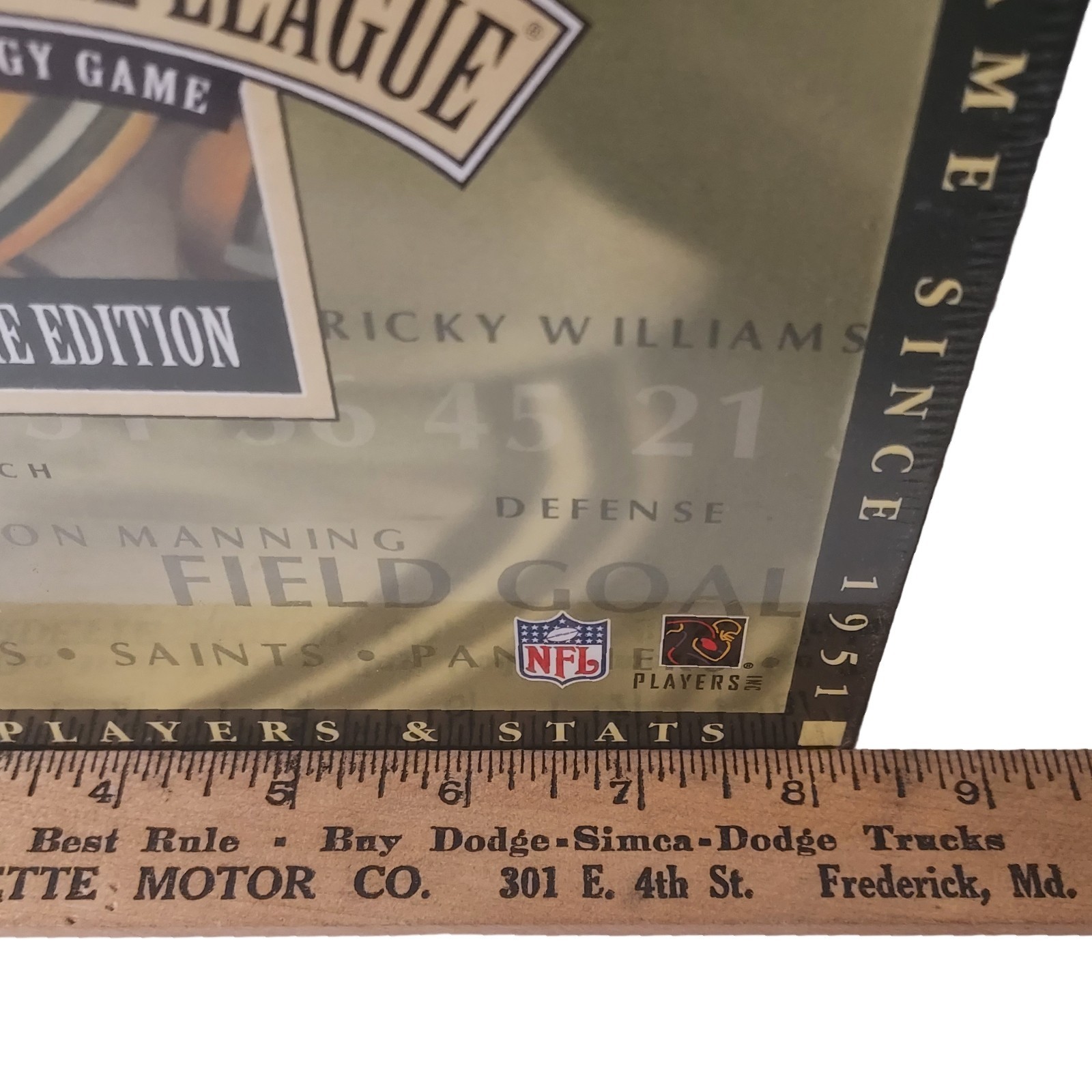 APBA 2000 National Football League NFL Premiere Edition Stats & Strategy Game