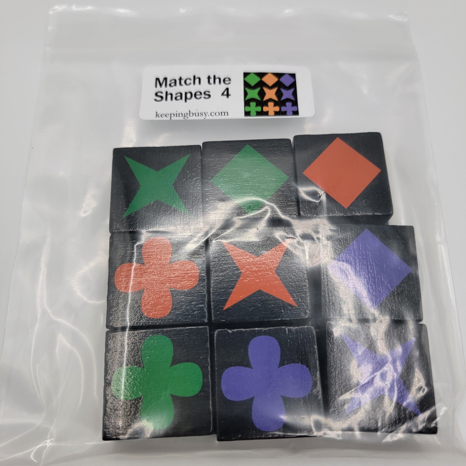 Match The Shapes Tiles Game, Keeping Busy