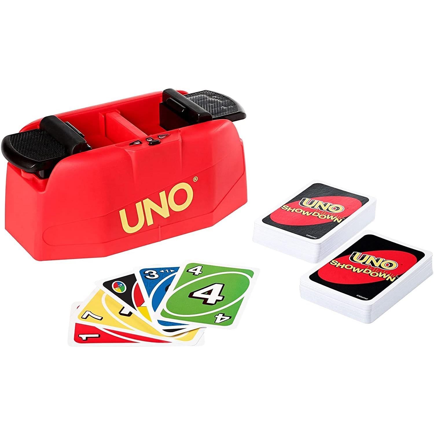 Uno Showdown Matching Interactive Quickdraw Card Game Family Fun Mattel