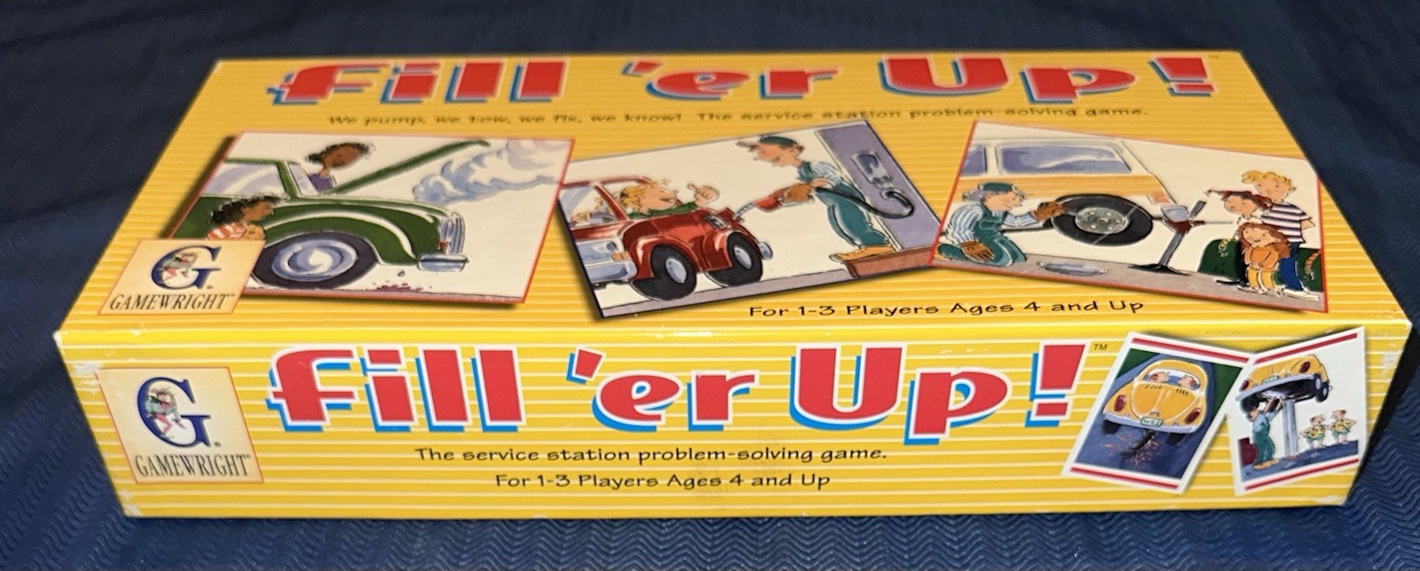 Gamewright Fill Er Up Game Service Station Problem Solving Ages 4+ COMPLETE