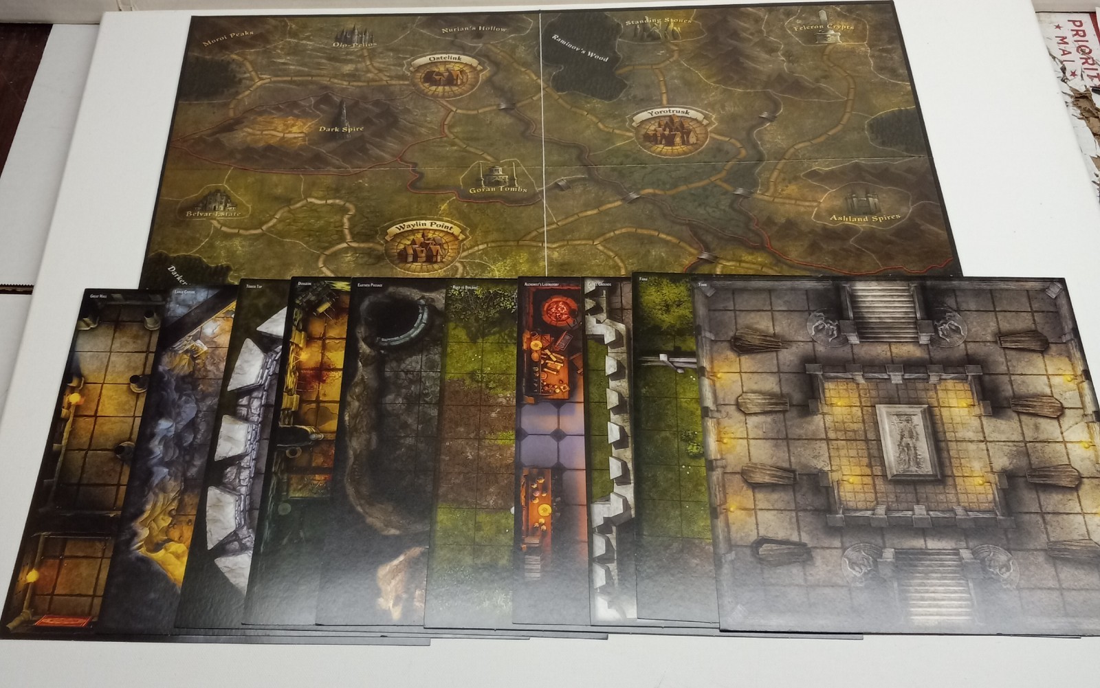 Folklore: The Affliction Second Edition Horror Fantasy Board Game