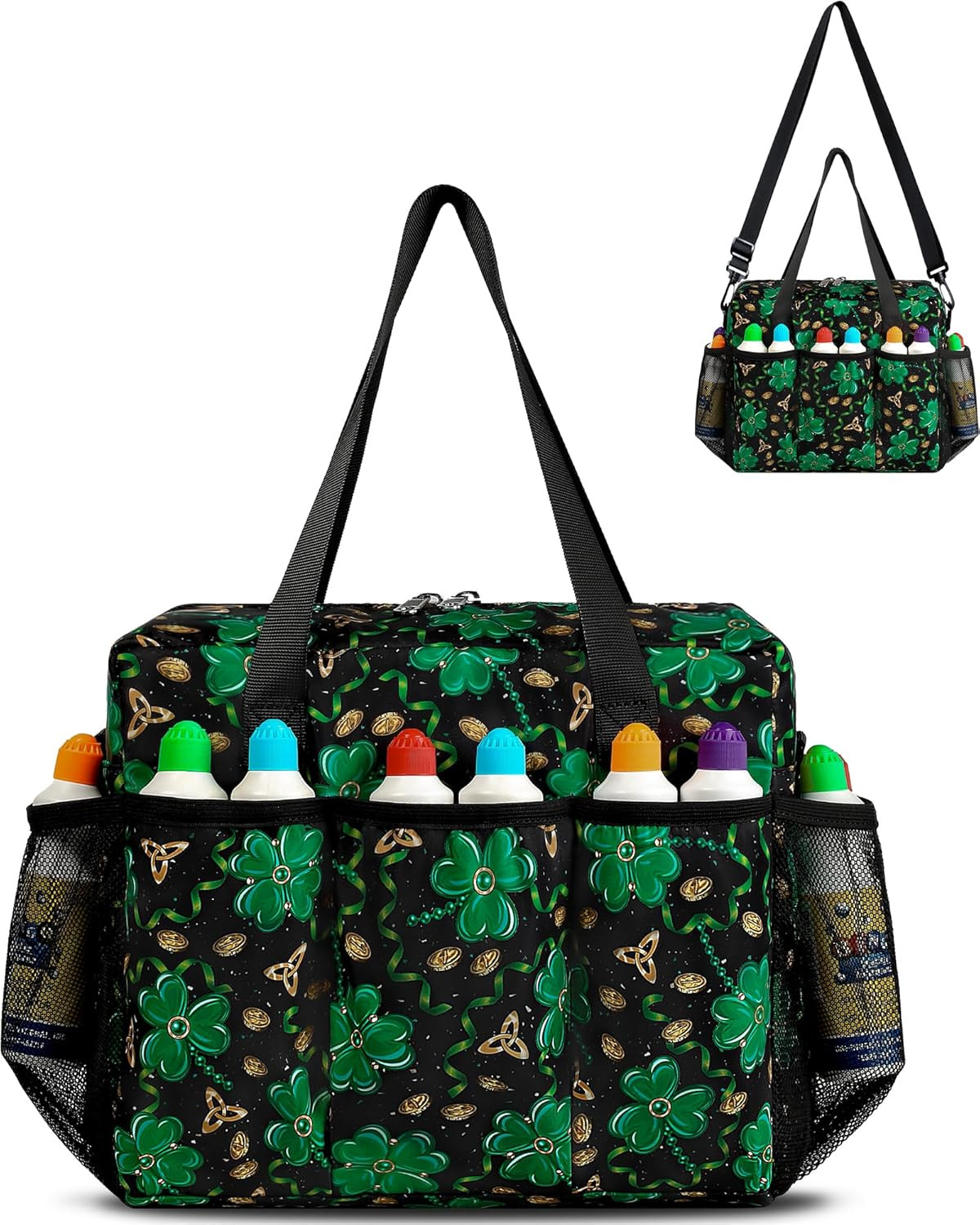 Bingo Bag with Pockets for Daubers Dabbers Dobbers Dotters Casino Bingo Game Acc