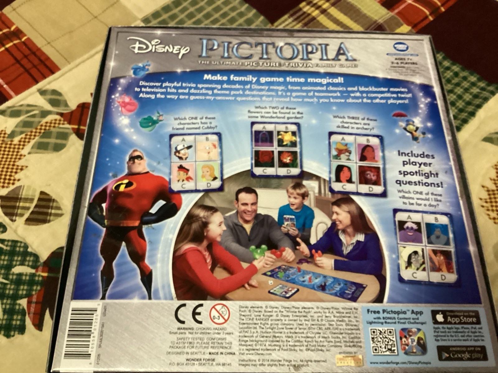 PICTOPIA Disney EDITION the Ultimate Picture-Trivia Family Game!