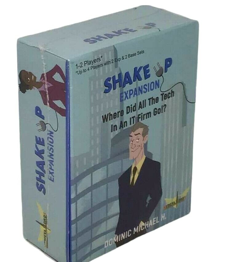 Where Did All Tech IT Firm Go Shake Up Expansion Card Game Dominic SEALED NEW