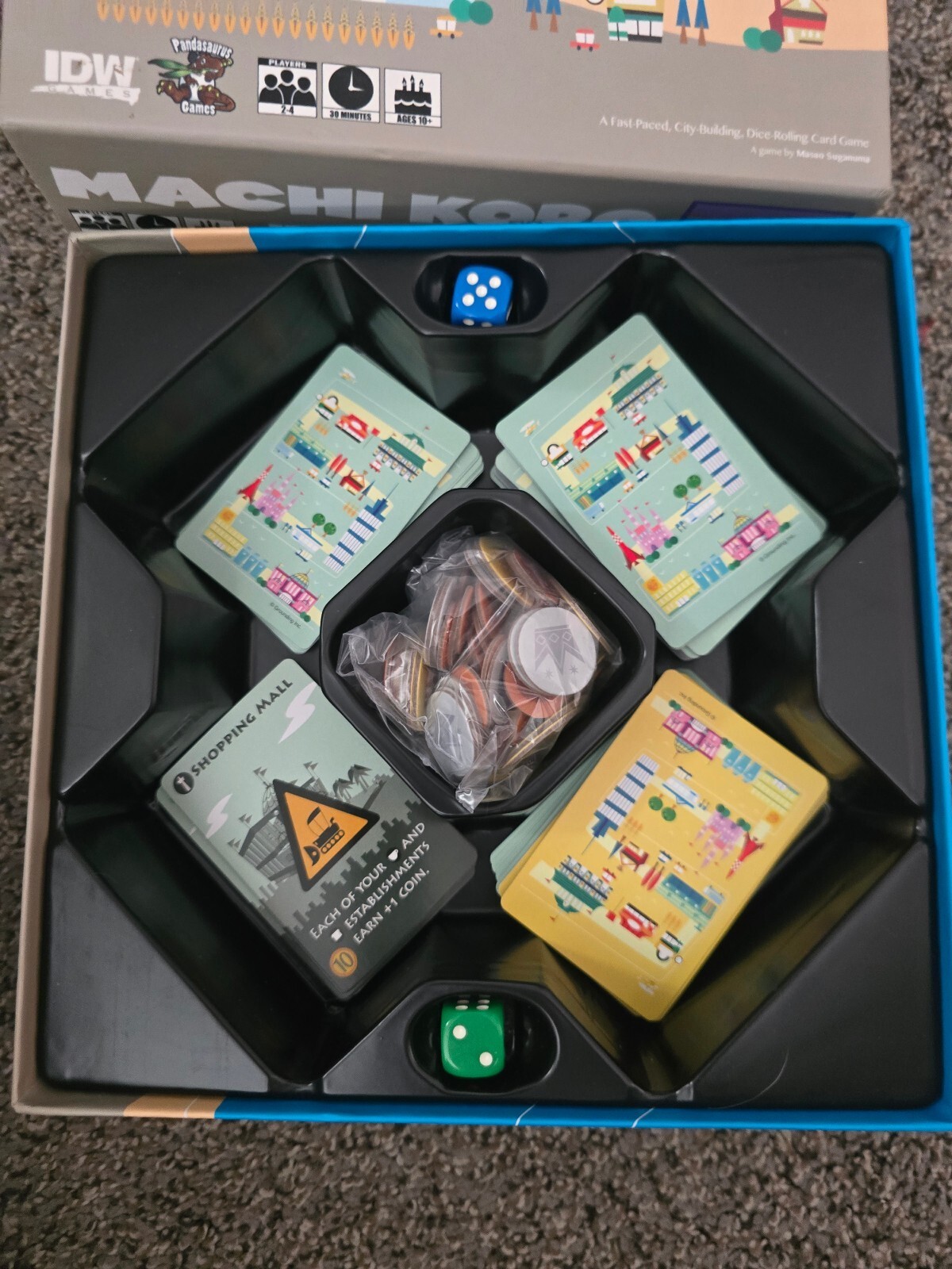 Machi Koro Board Game – City Building Card Game