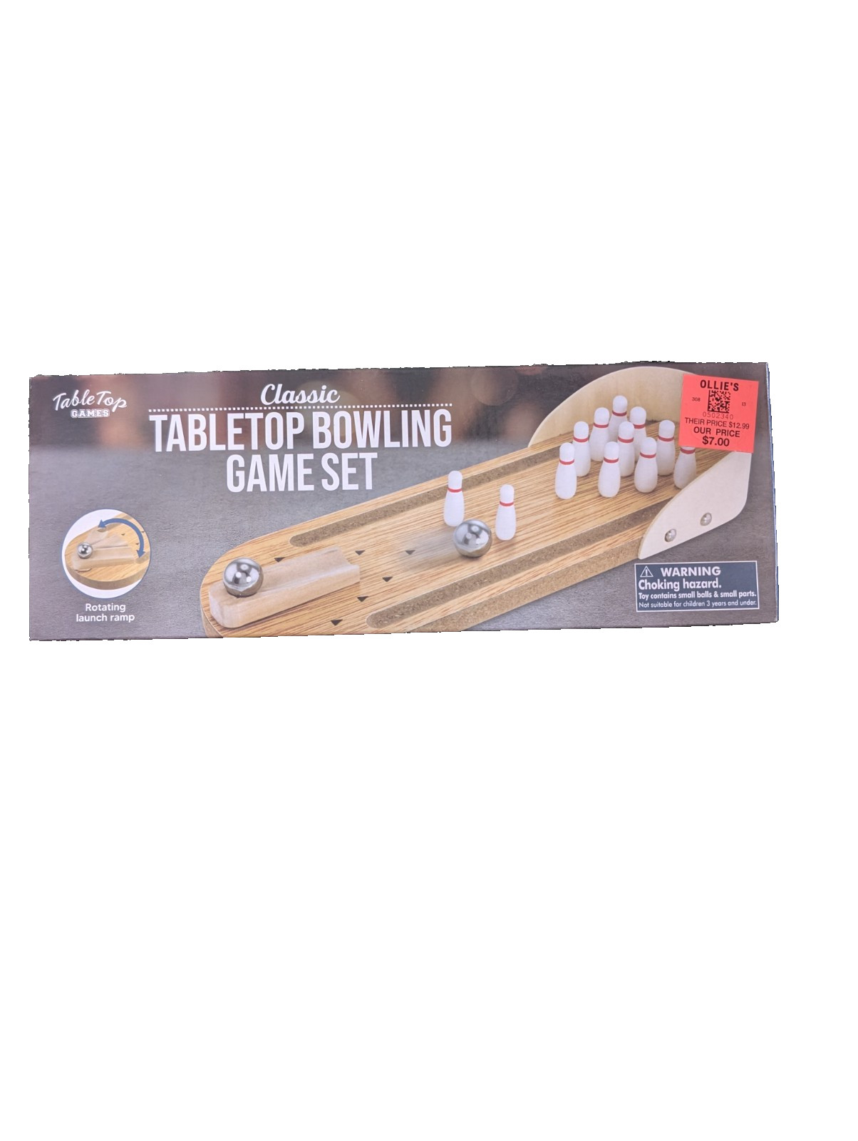 Table Top Mini Bowling Game Set-Tabletop Wooden Board Arcade Desktop Office New