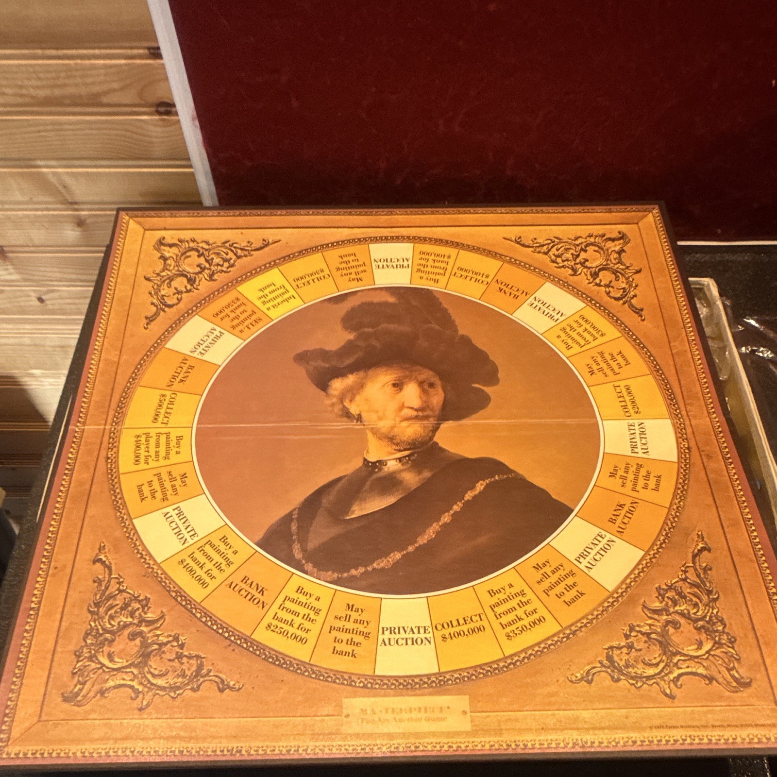 Parker Brothers Masterpiece The Art Auction Game Vintage 1970 Complete 3-6 12+