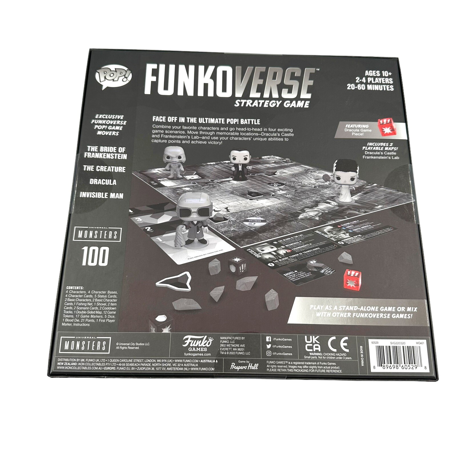 Funkoverse: Universal Monsters 100 4-Pack Styles May Vary