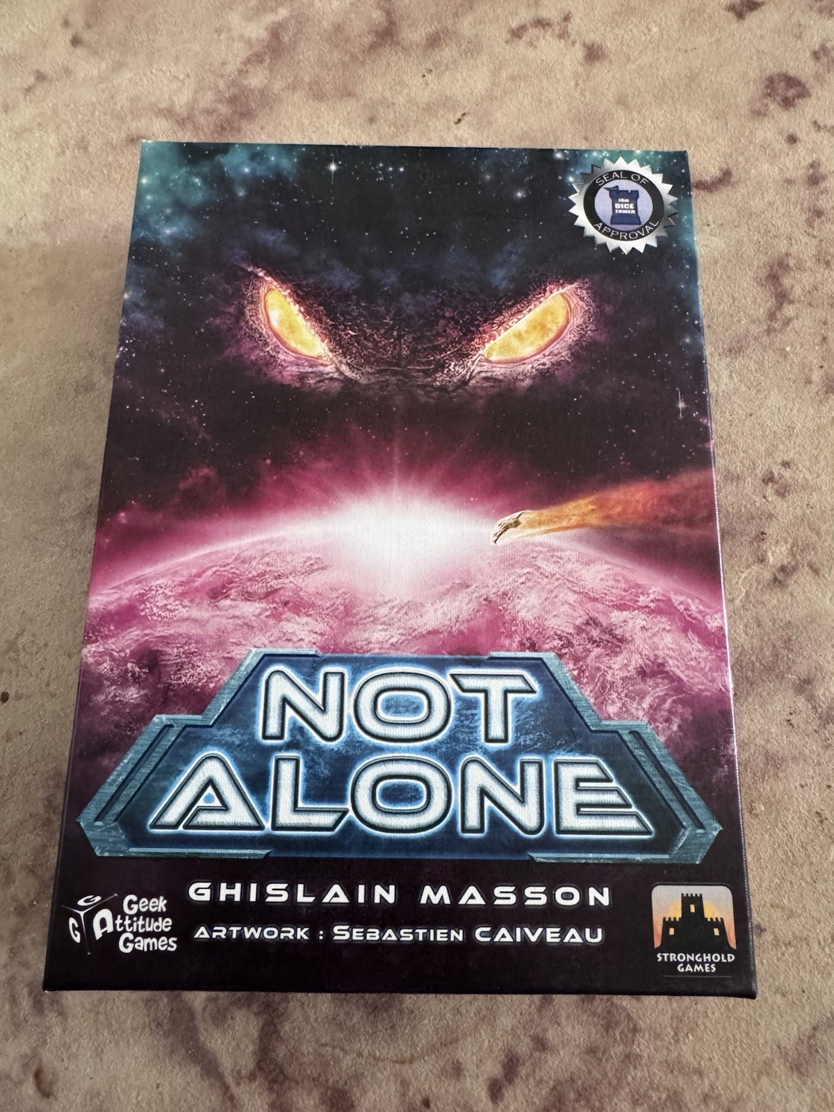 NOT ALONE Board Game – Complete in Box; Excellent – 2016 Geek Attitude Games