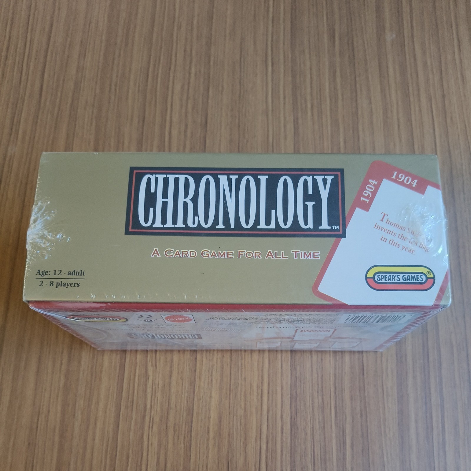 Chronology A Card Game for All Time Spear’s Games Vintage 1996 SEALED