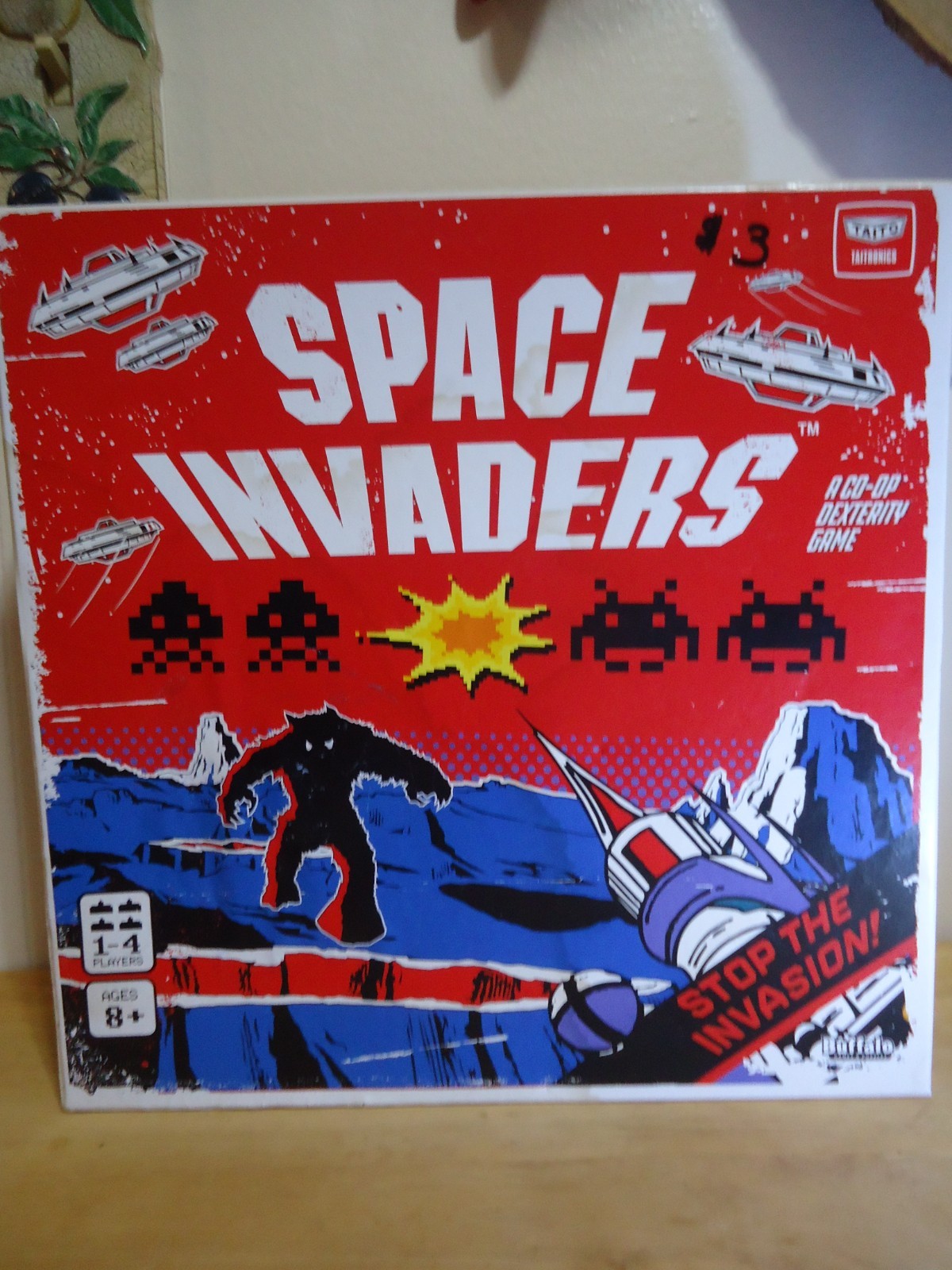 2021 Buffalo Games Space Invaders Board Game New Sealed retro video game themed