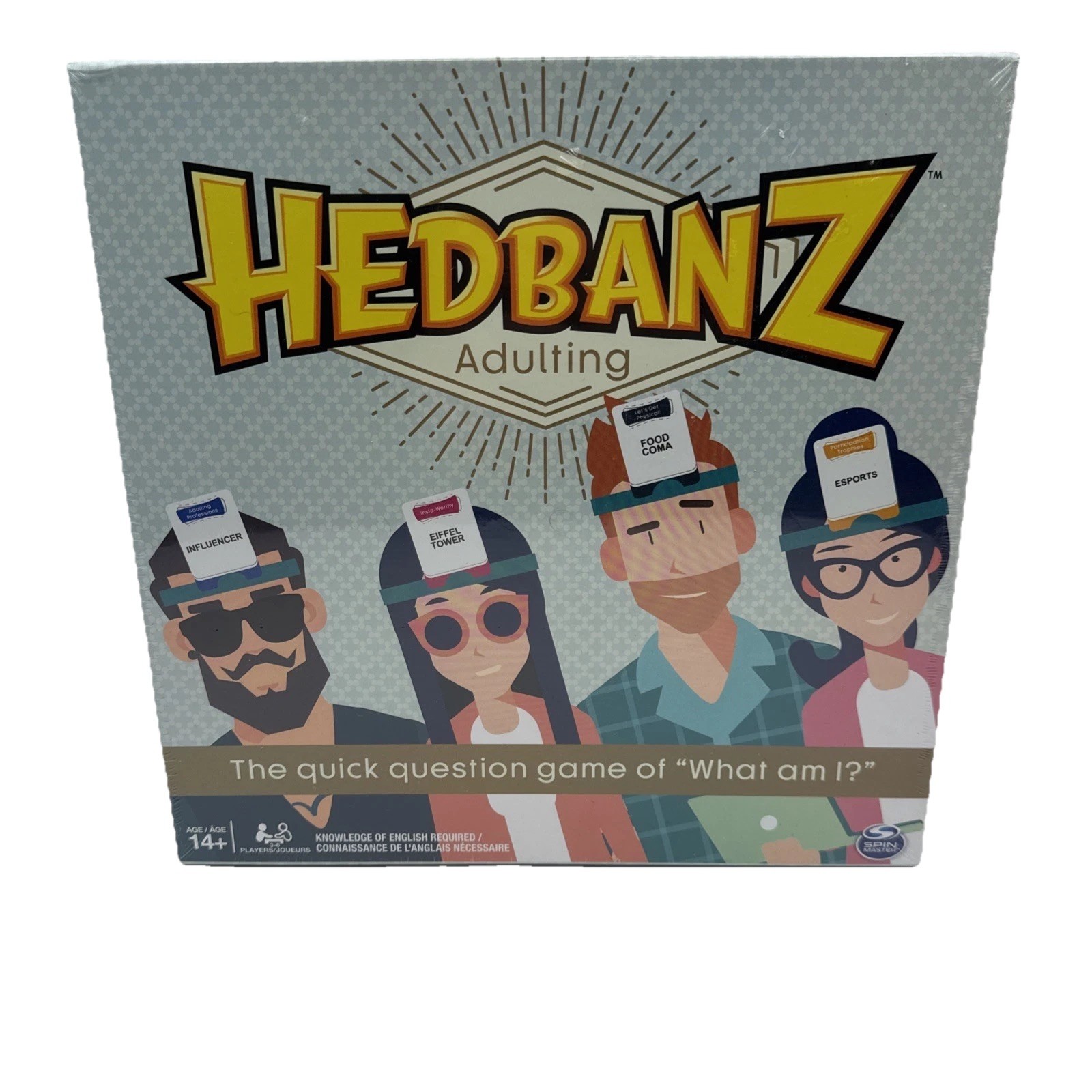 Headbanz Adulting Board Game 3-6 Players Age 14+ New Sealed