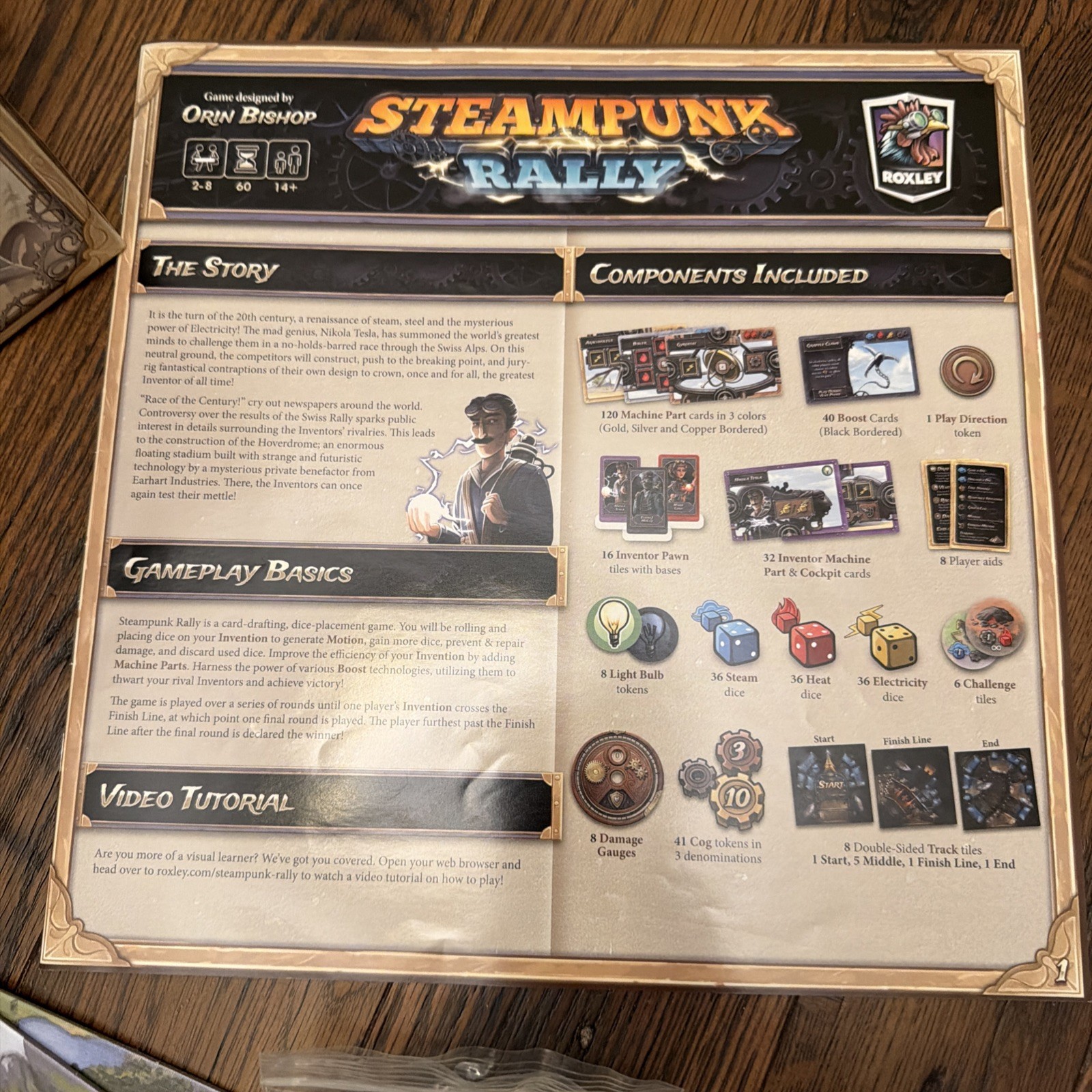 Steampunk Rally: Second Edition board game – 100% complete