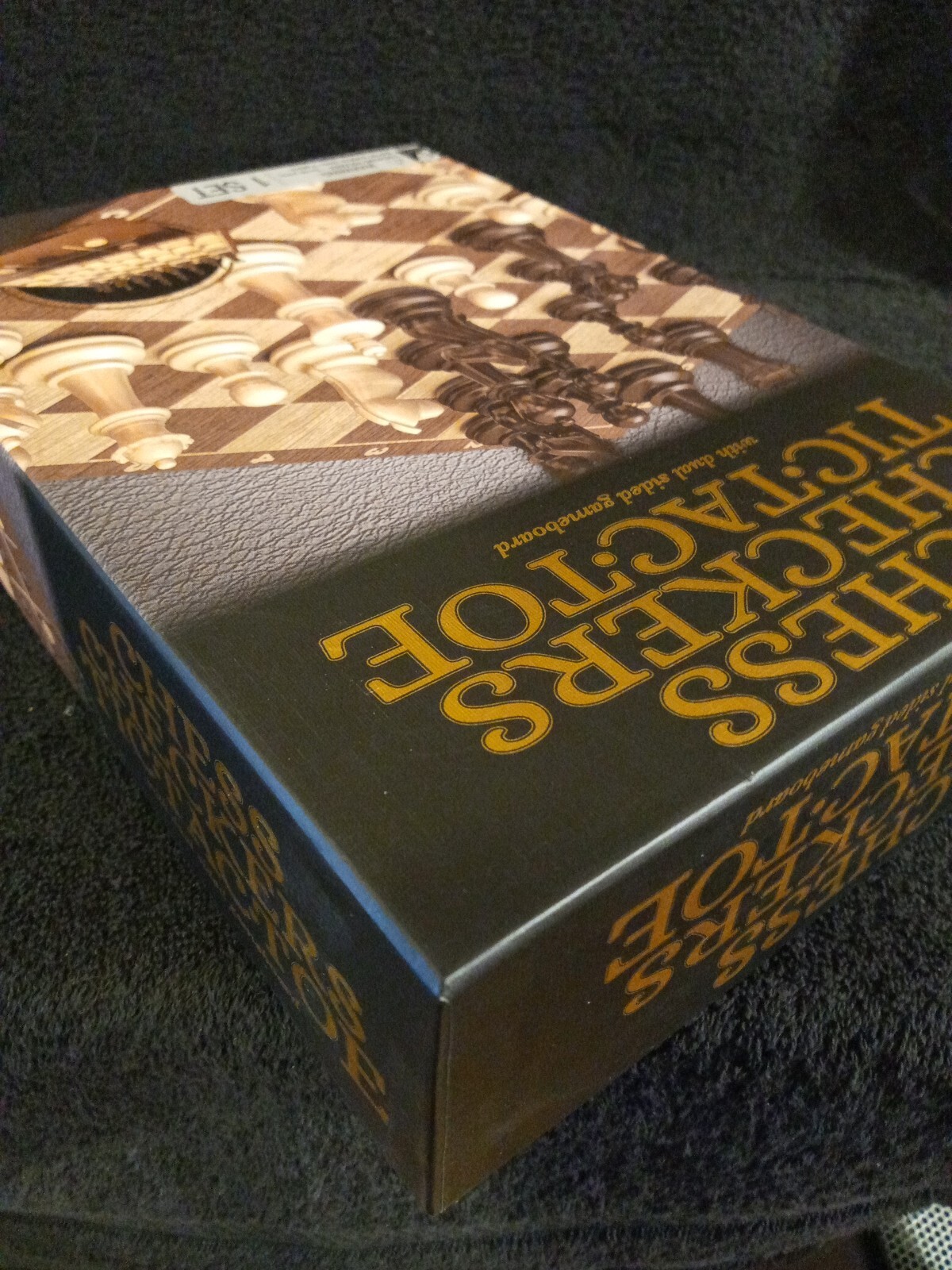 Chess, Checkers, And Tic Tac Toe Set – Foldable Cardboard – Plastic Players
