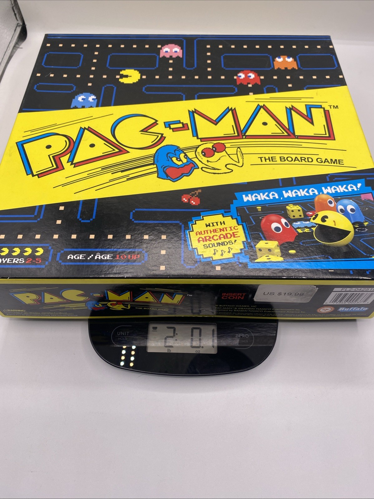 Pac Man Board Game Classic Arcade Sounds Buffalo Games 2019 Complete