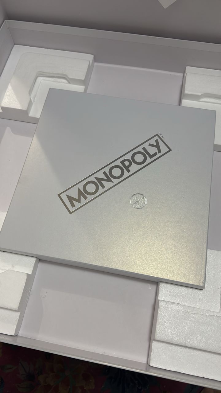 💎Monopoly 85th Anniversary Edition Board Game Swarovski Crystals Clear /500