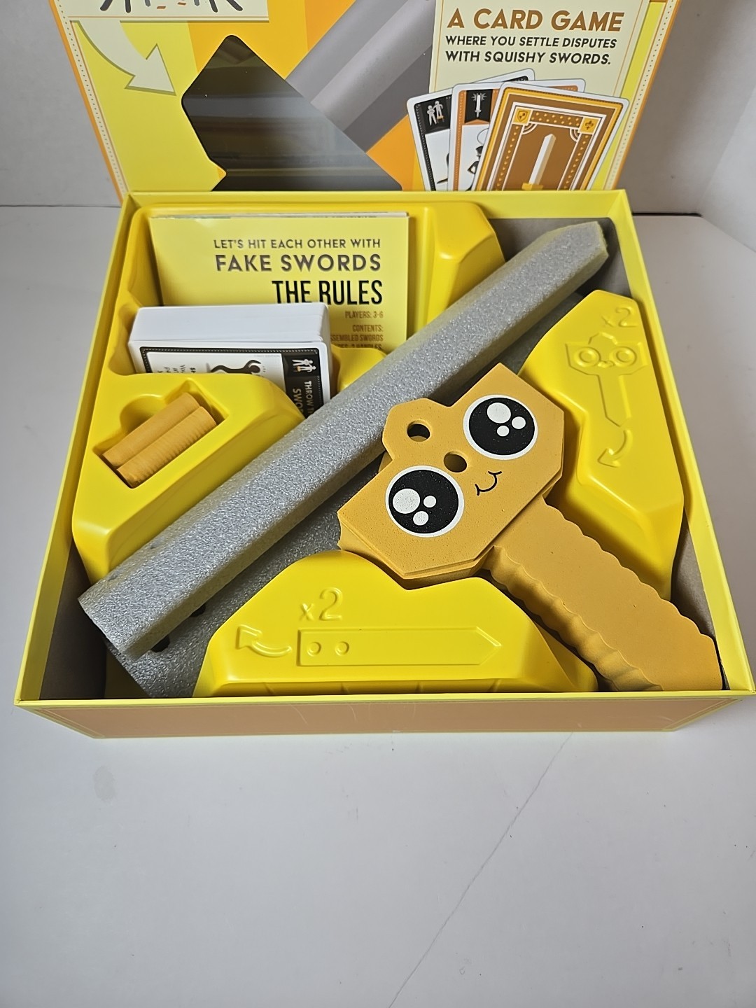 Let’s Hit Each Other With Fake Swords by Exploding Kittens – 3-6 Players Age 7+