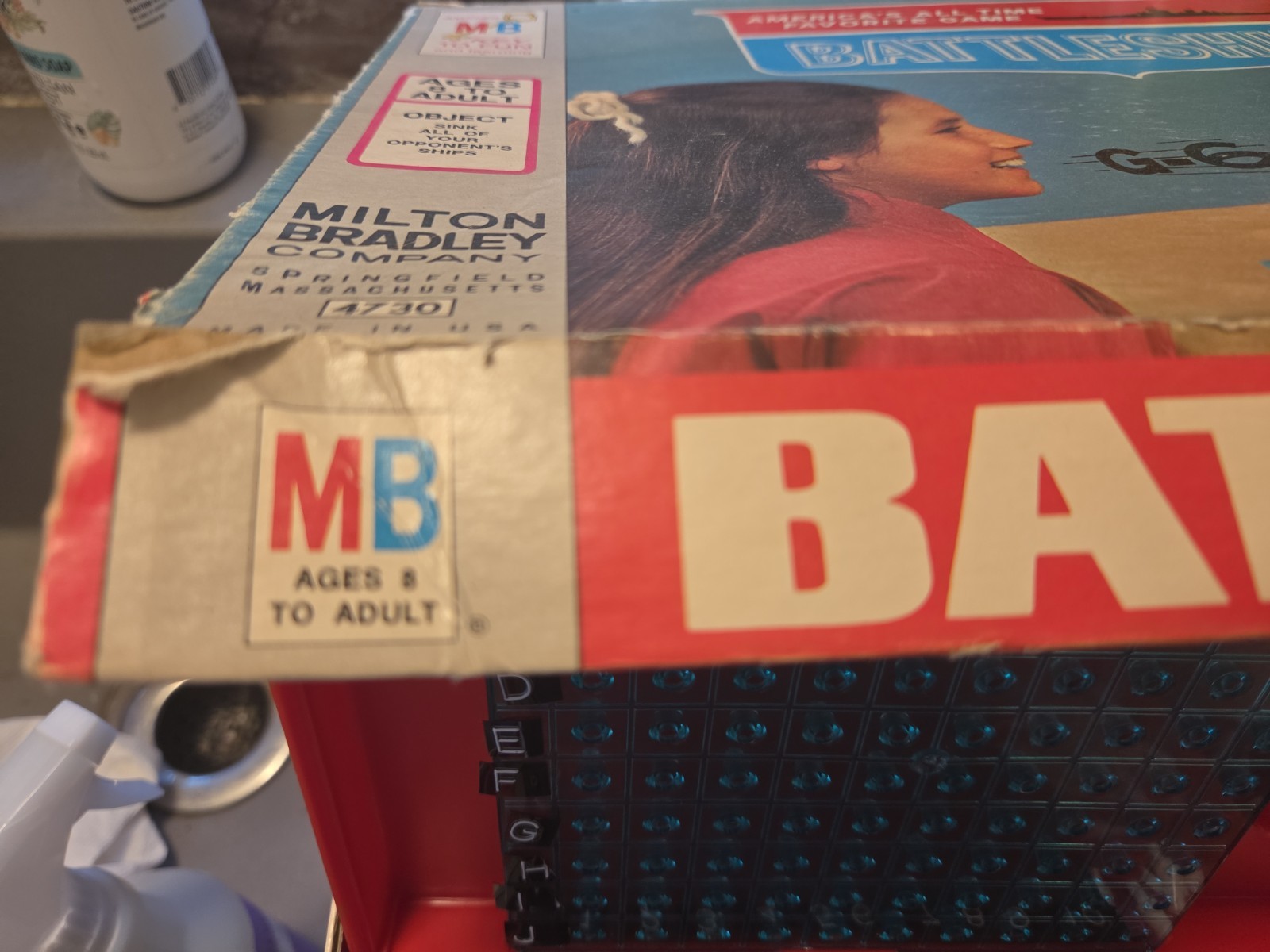 1971 Battleship Game. Vintage RARE