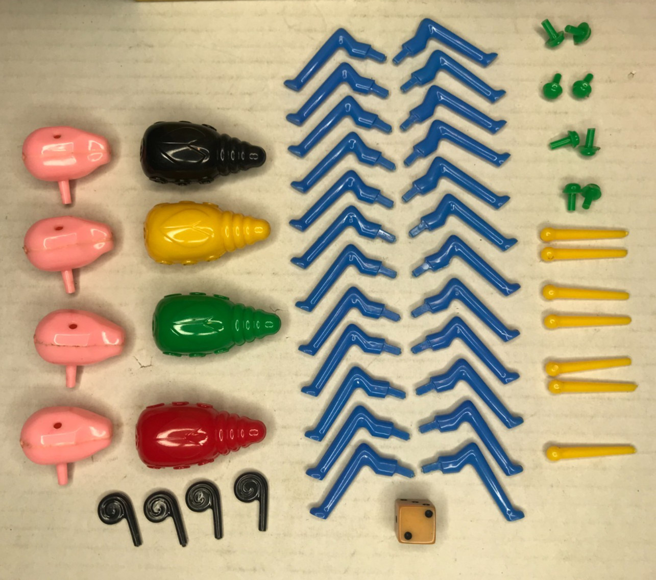 Vintage RARE 1949 THE GAME OF COOTIE Original Box W.H. Schaper Mfg Co.