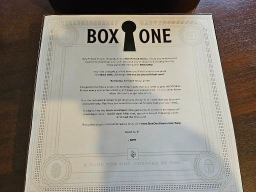 Box One Game Presented By Neil Patrick Harris & Theory 11