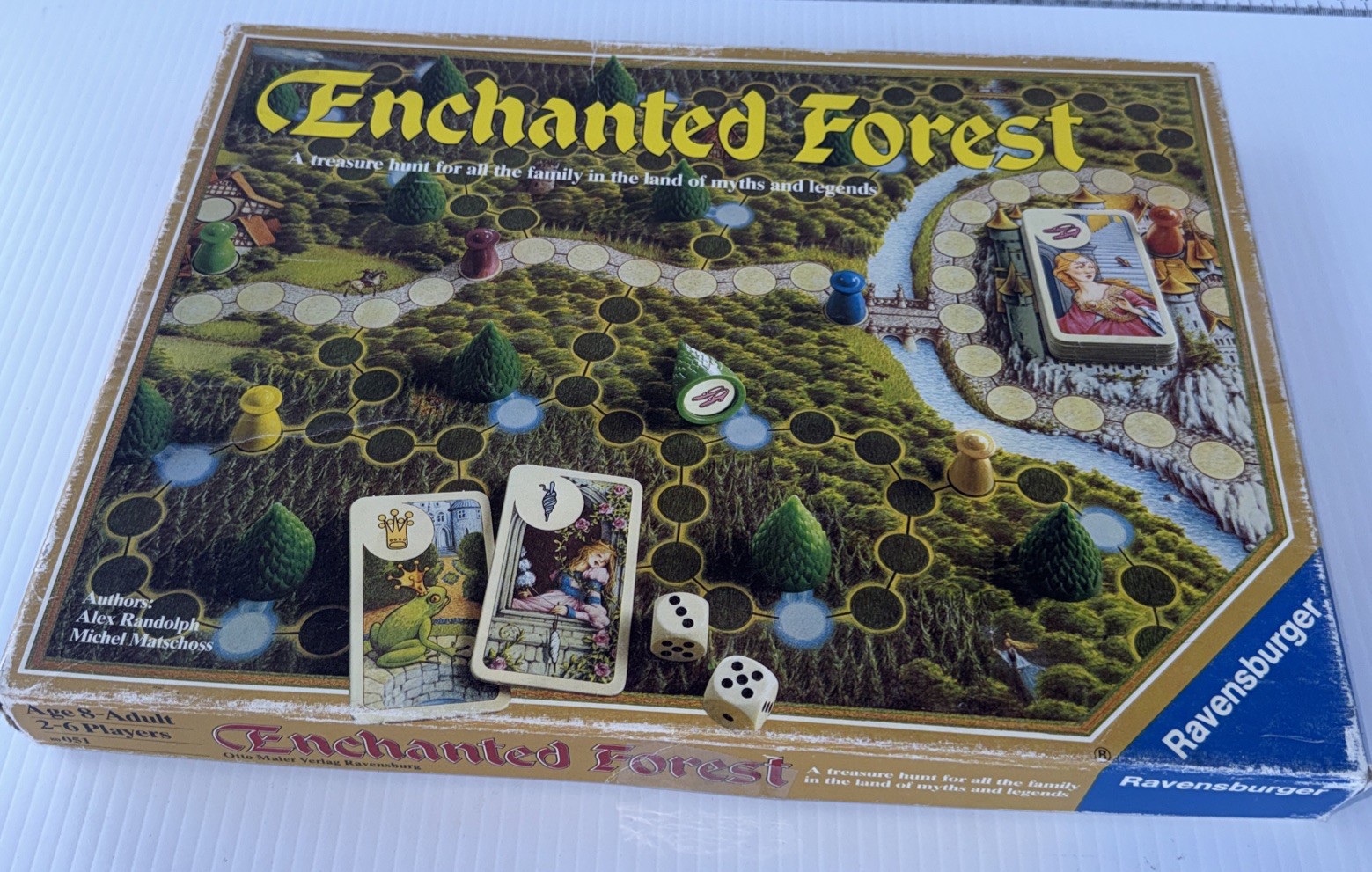 Enchanted Forest Ravensburger Vintage 1982 Board Game missing 1 card -1 piece
