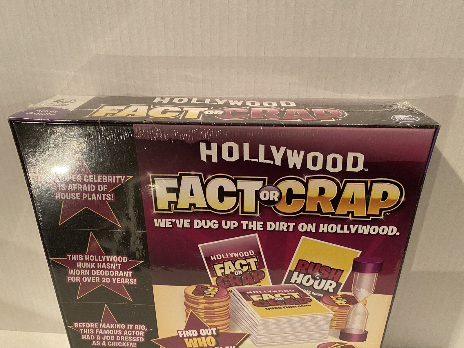 Hollywood Fact or Crap Celebrity Trivia (Board Game, 2012) Brand New Sealed
