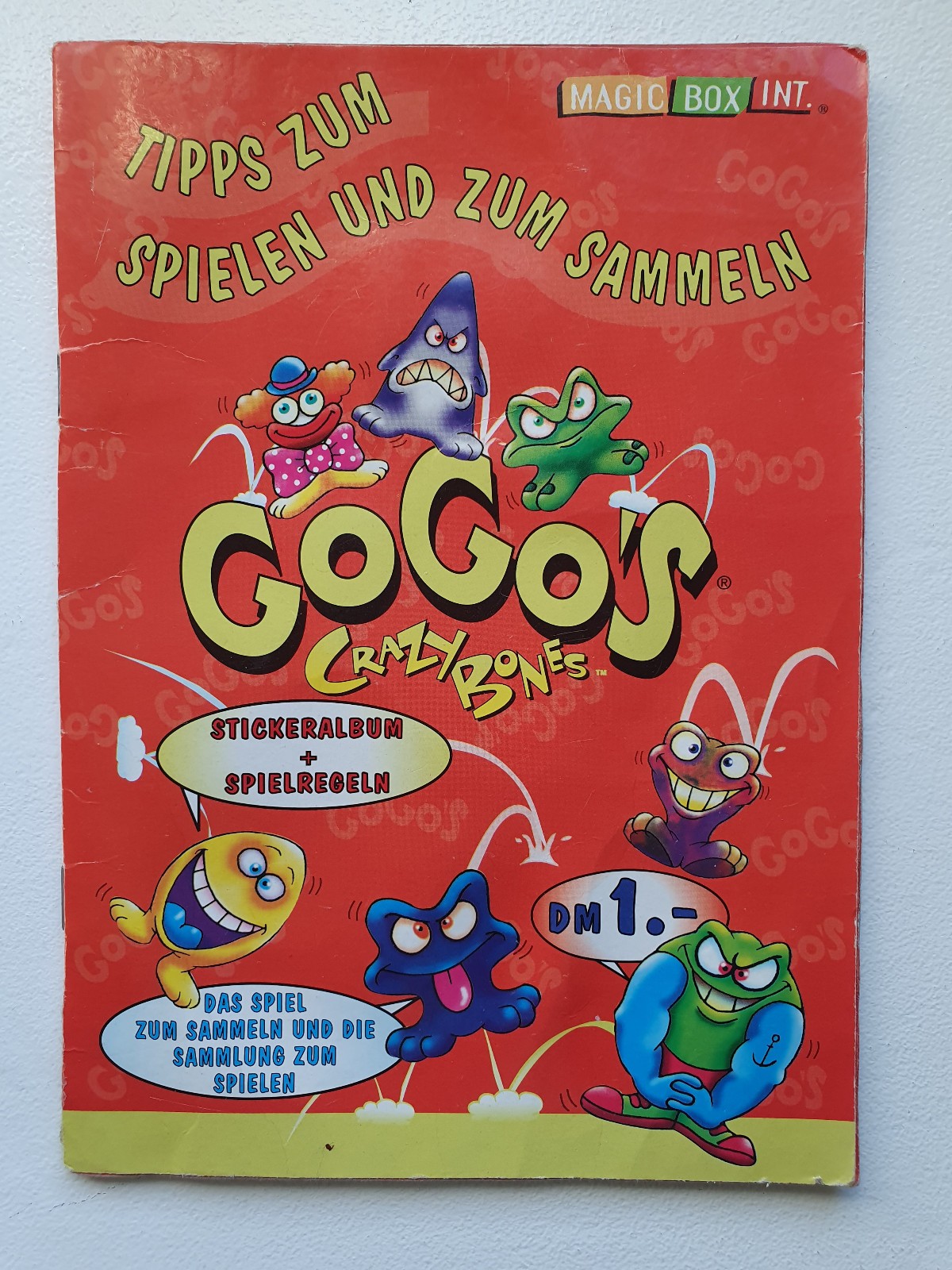 German Buddies / Mutants sticker album – Gogo’s Crazy Bones