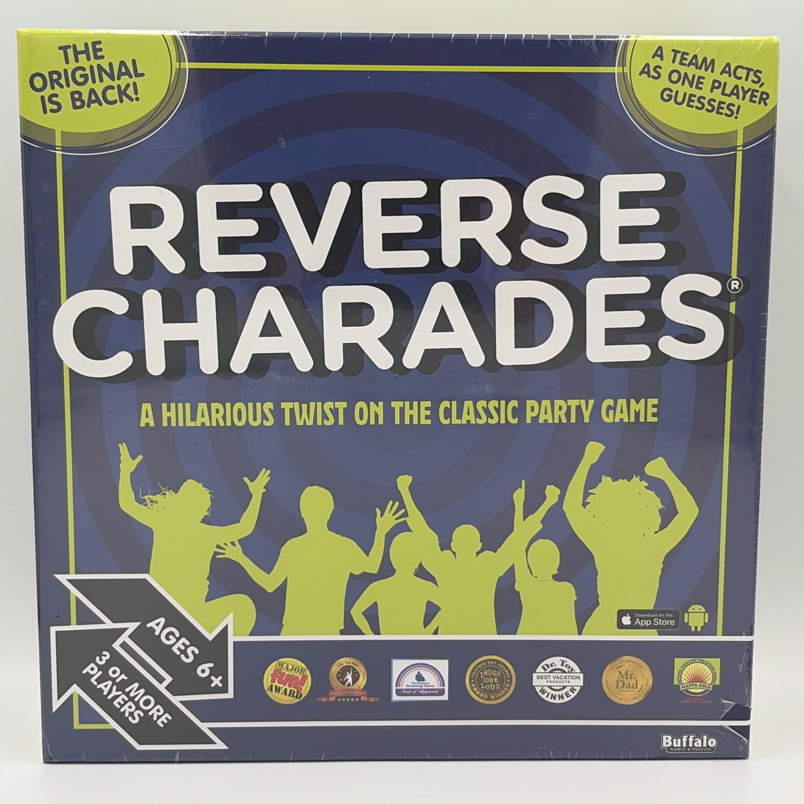 Reverse Charades Party Game Buffalo Games Retroplay New Sealed