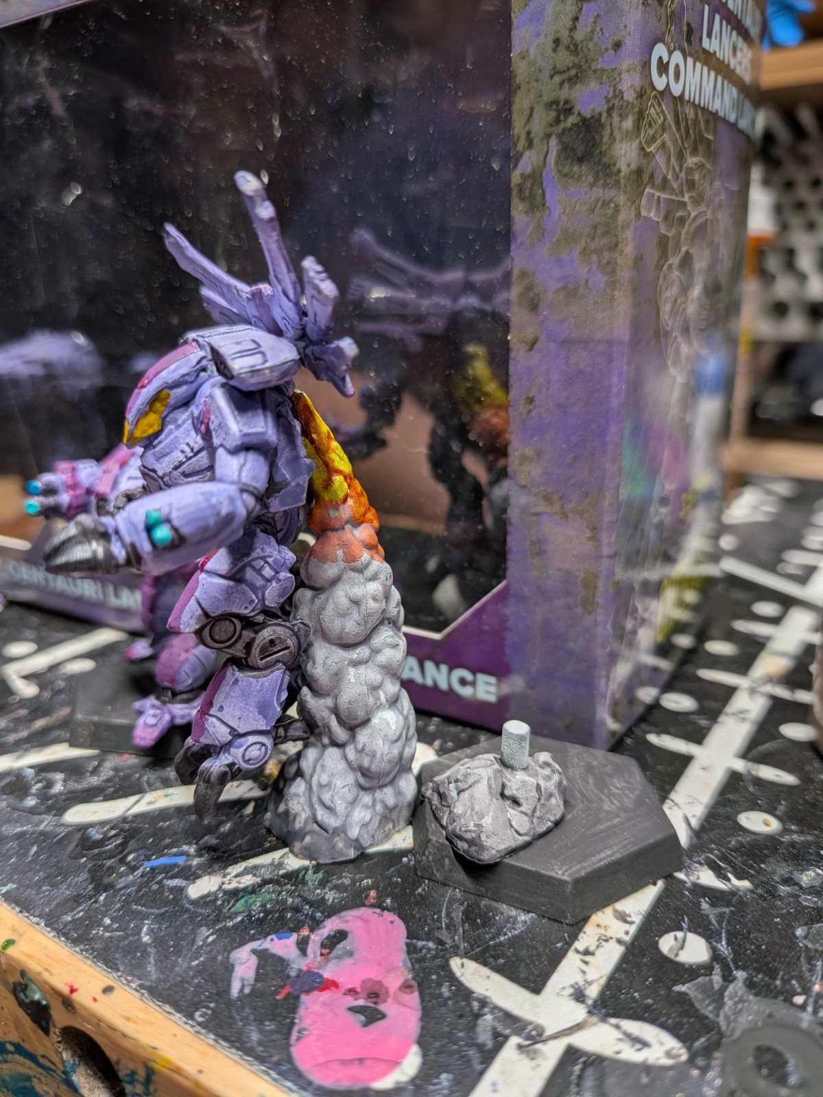 BattleTech: 21st Centauri Lancers Command Lance PAINTED