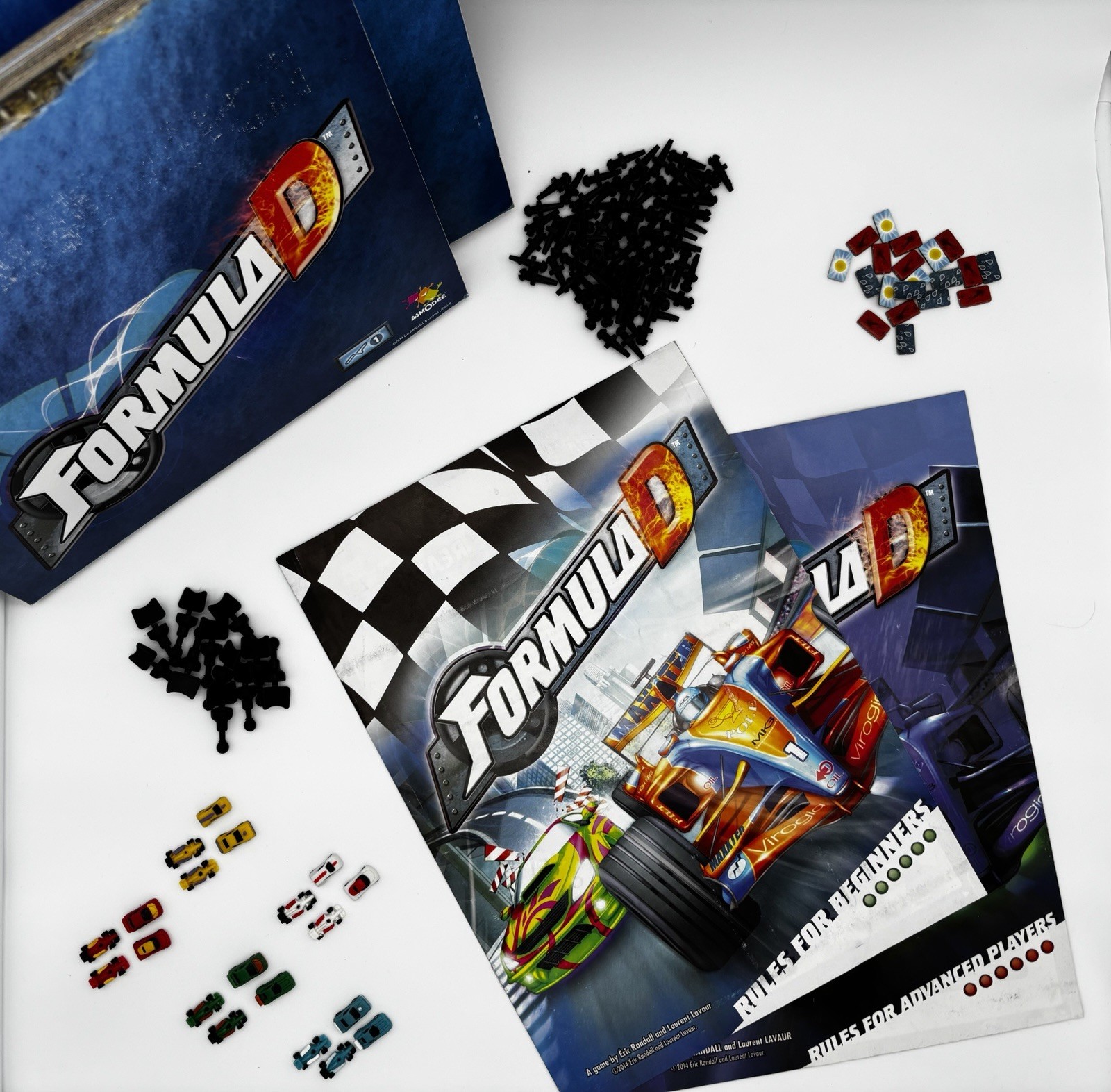 Asmodee Formula D 2013 Board Game- 100% Complete & bagged 2-10 players