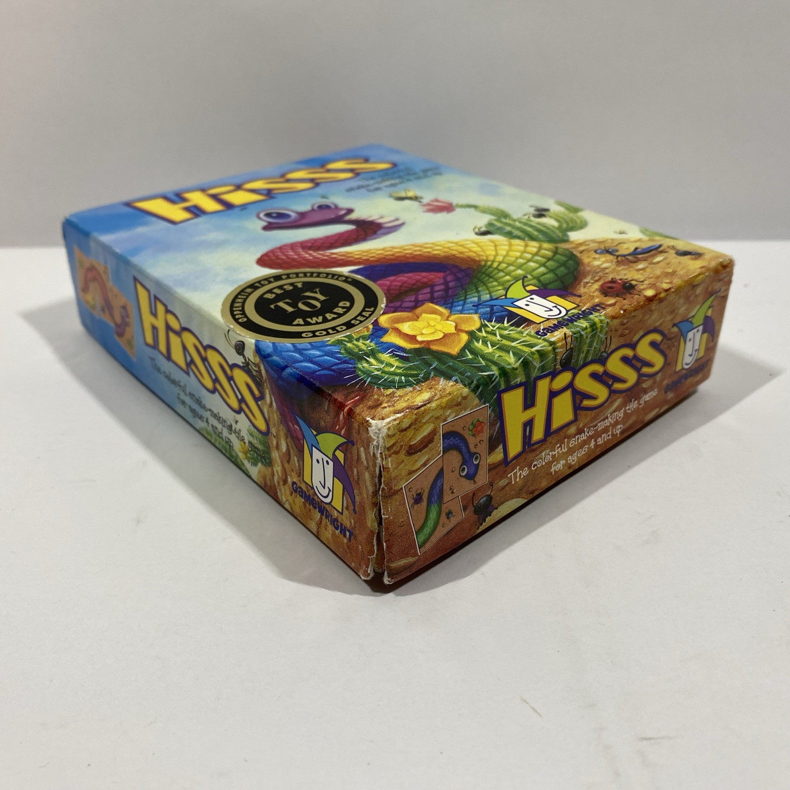 Hisss The Colorful Snake Making Tile Game Gold Seal Toy Award No Rules Gamewrigh